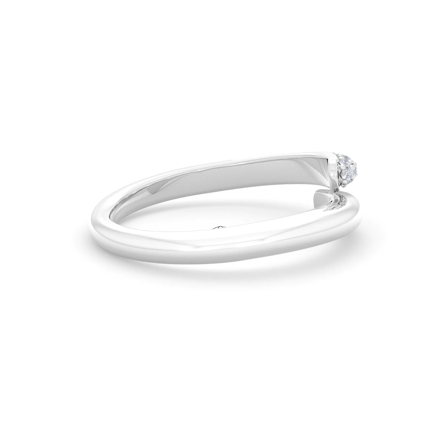 0.15ct Lab Diamond Pavé Wrap Ring in Sterling Silver - Image 30