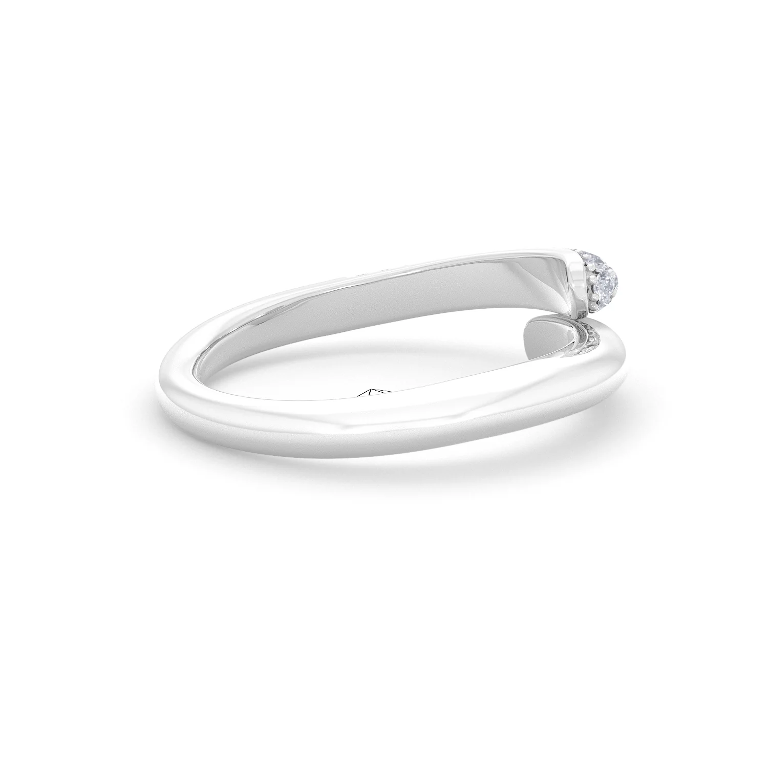 0.30ct Lab Diamond Pavé Wrap Ring in Sterling Silver - Image 32