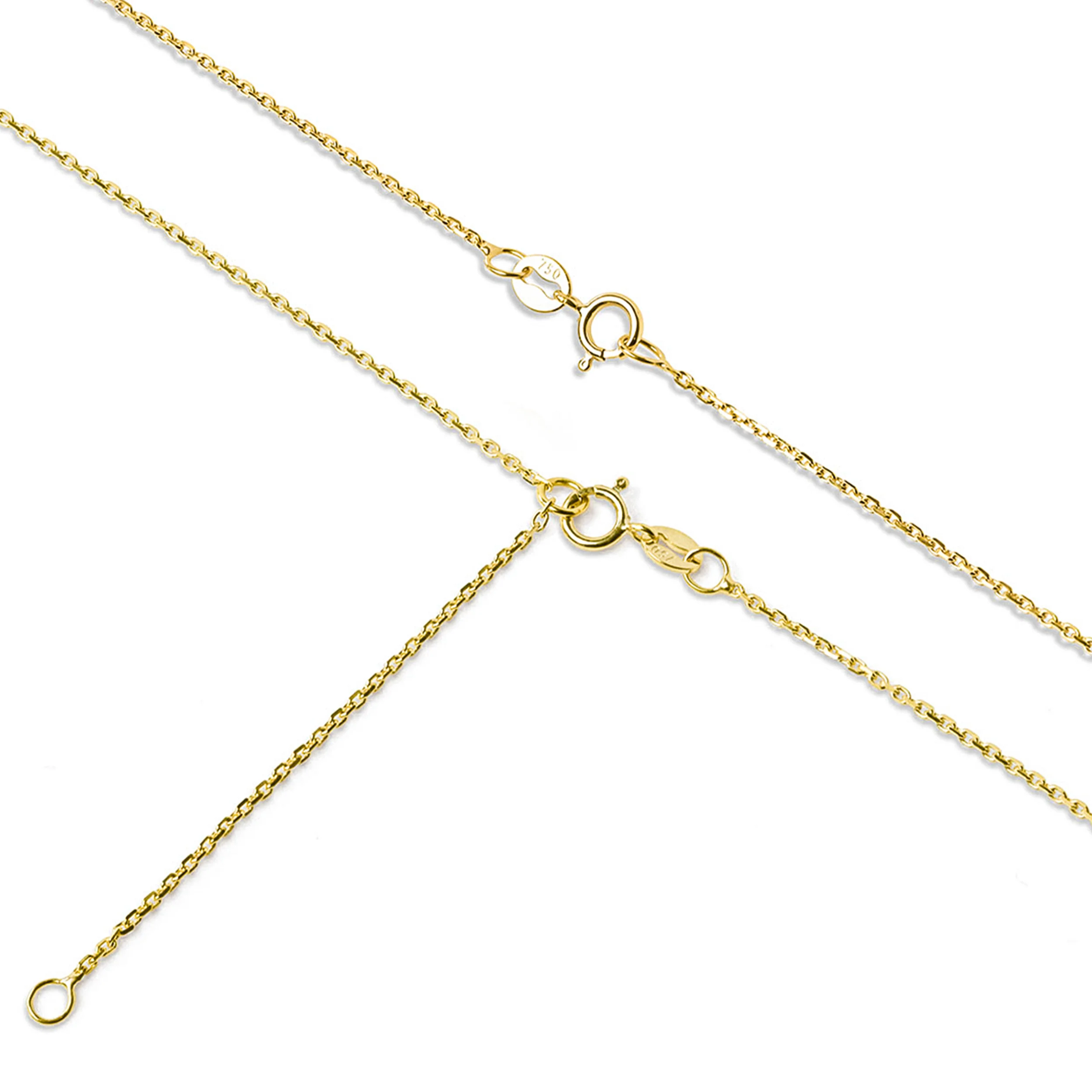 Lumia Lab Diamond Halo Necklace 1.30ct F/VS in 9K Gold - Image 7