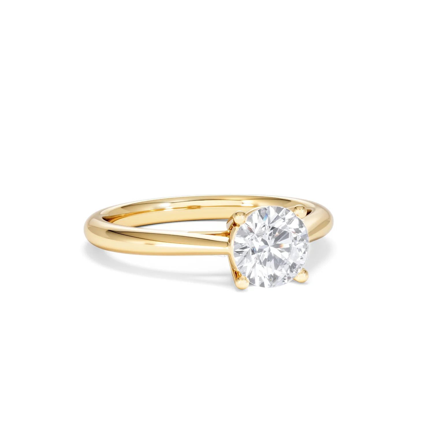 1 Carat Diamond Engagement Ring Elysia Lab FVS1 IGI Certified 18K Gold - Image 13