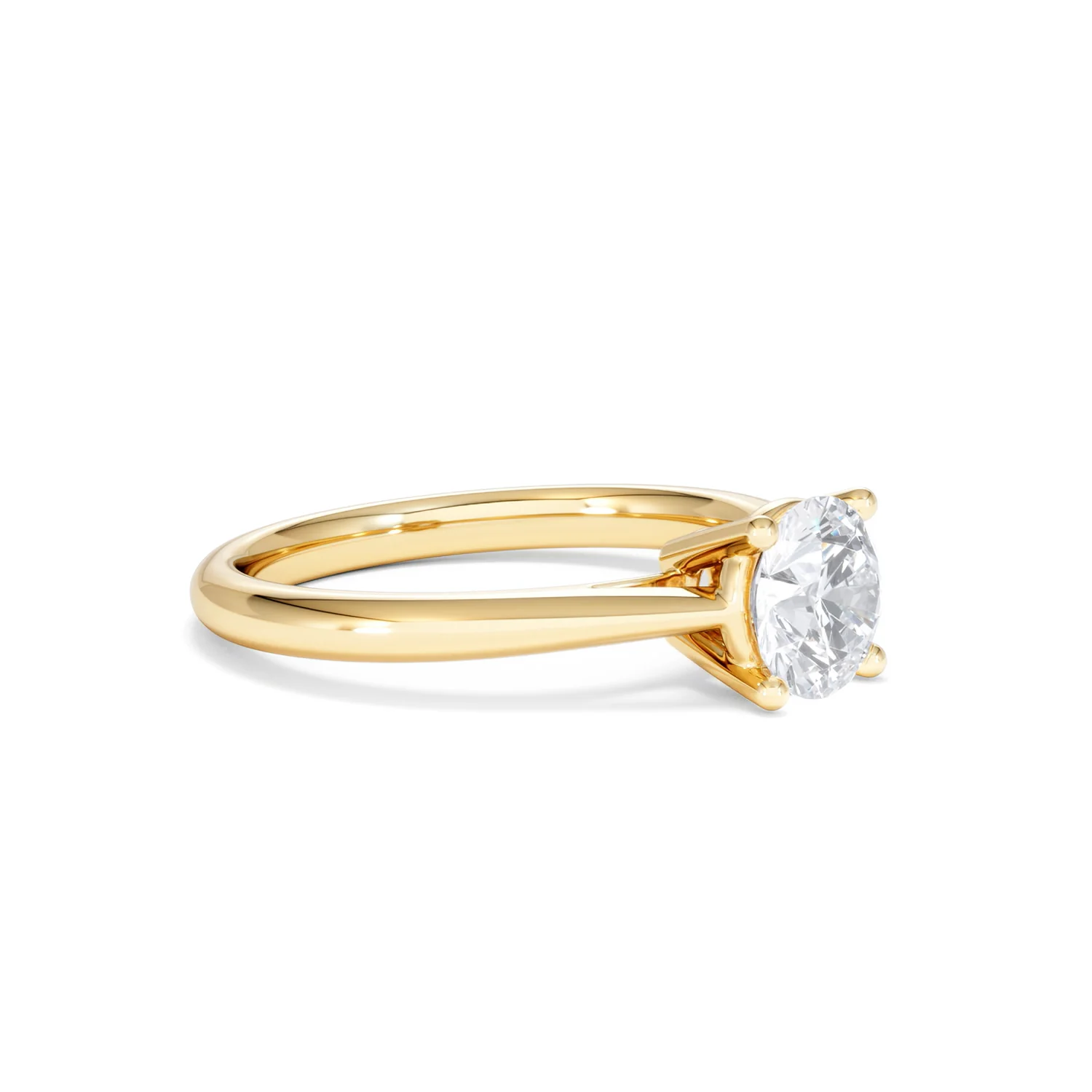 1 Carat Diamond Engagement Ring Elysia Lab FVS1 IGI Certified 18K Gold - Image 19