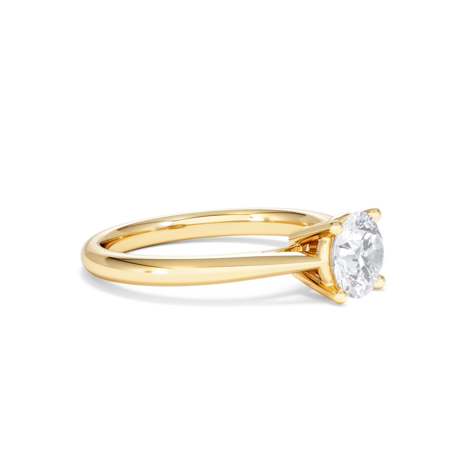 1 Carat Diamond Engagement Ring Elysia Lab FVS1 IGI Certified 18K Gold - Image 20
