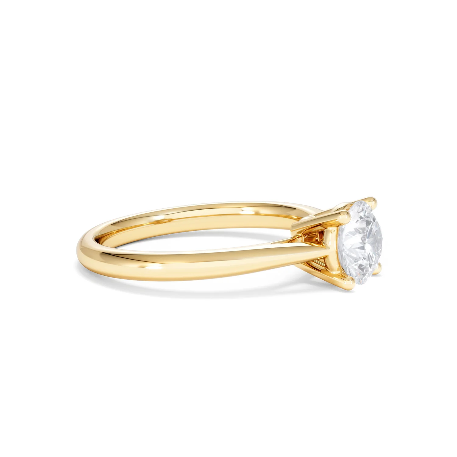 1 Carat Diamond Engagement Ring Elysia Lab FVS1 IGI Certified 18K Gold - Image 22