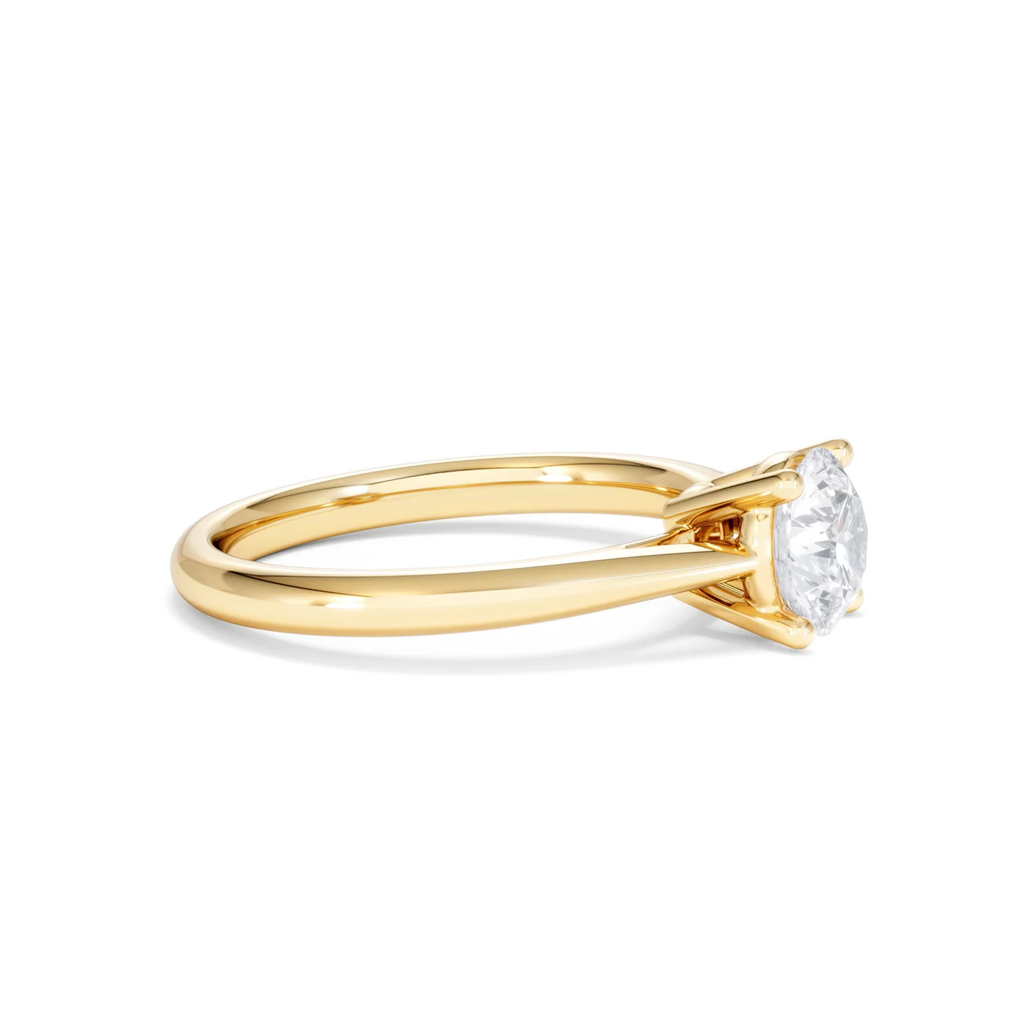 1 Carat Diamond Engagement Ring Elysia Lab FVS1 IGI Certified 18K Gold - Image 23