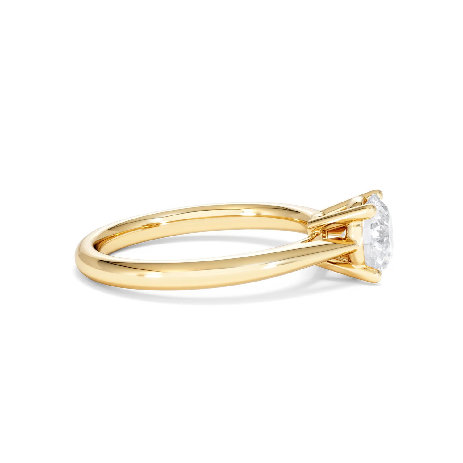 1 Carat Diamond Engagement Ring Elysia Lab FVS1 IGI Certified 18K Gold - Image 26