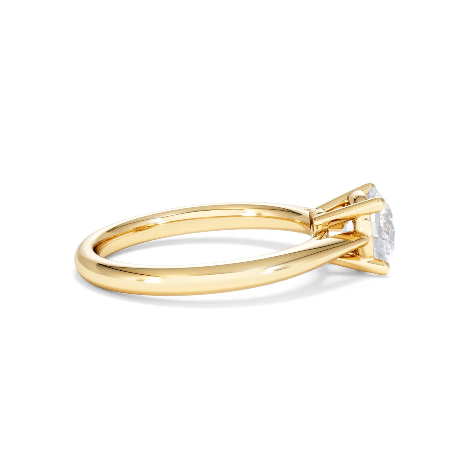 1 Carat Diamond Engagement Ring Elysia Lab FVS1 IGI Certified 18K Gold - Image 29
