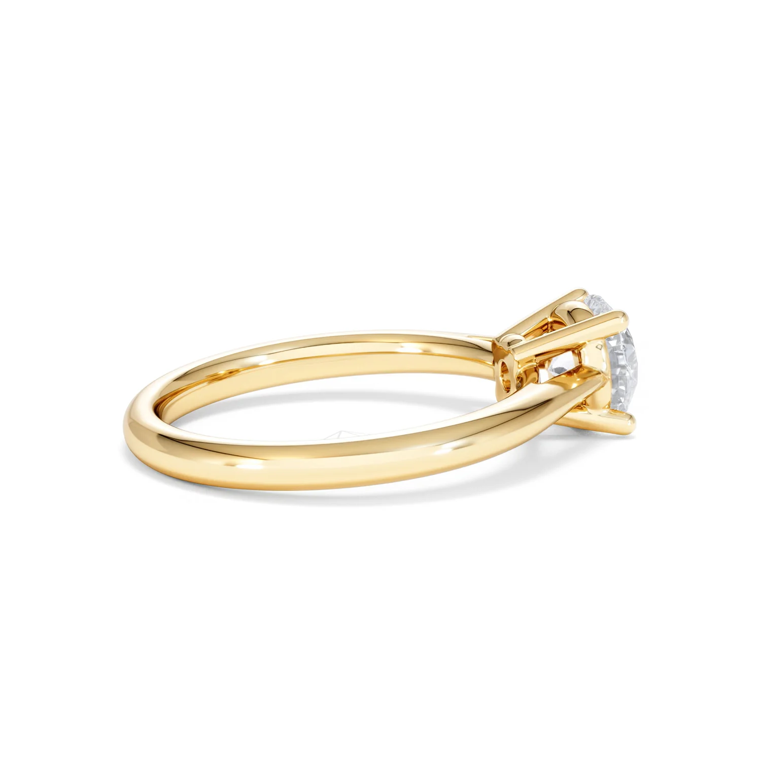 1 Carat Diamond Engagement Ring Elysia Lab FVS1 IGI Certified 18K Gold - Image 32