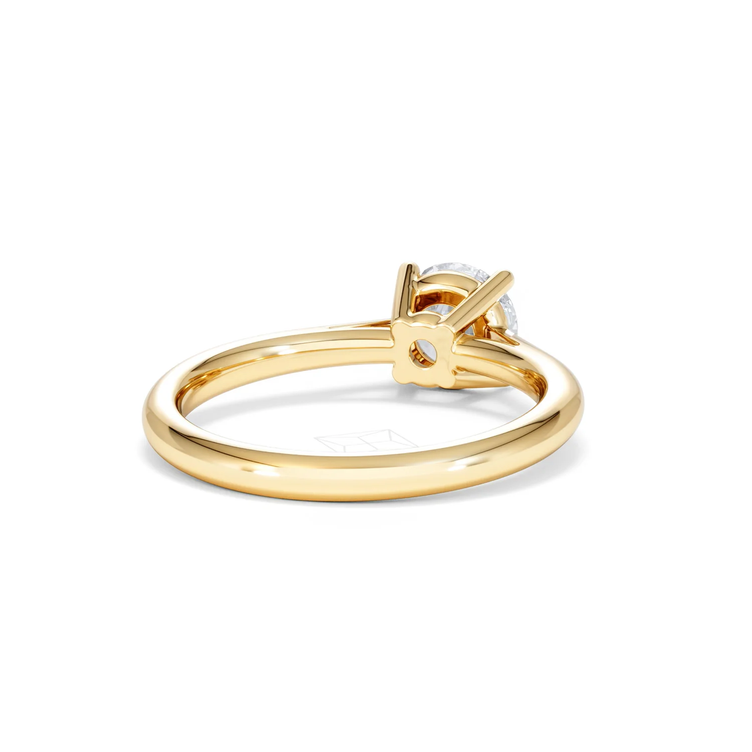 1 Carat Diamond Engagement Ring Elysia Lab FVS1 IGI Certified 18K Gold - Image 43