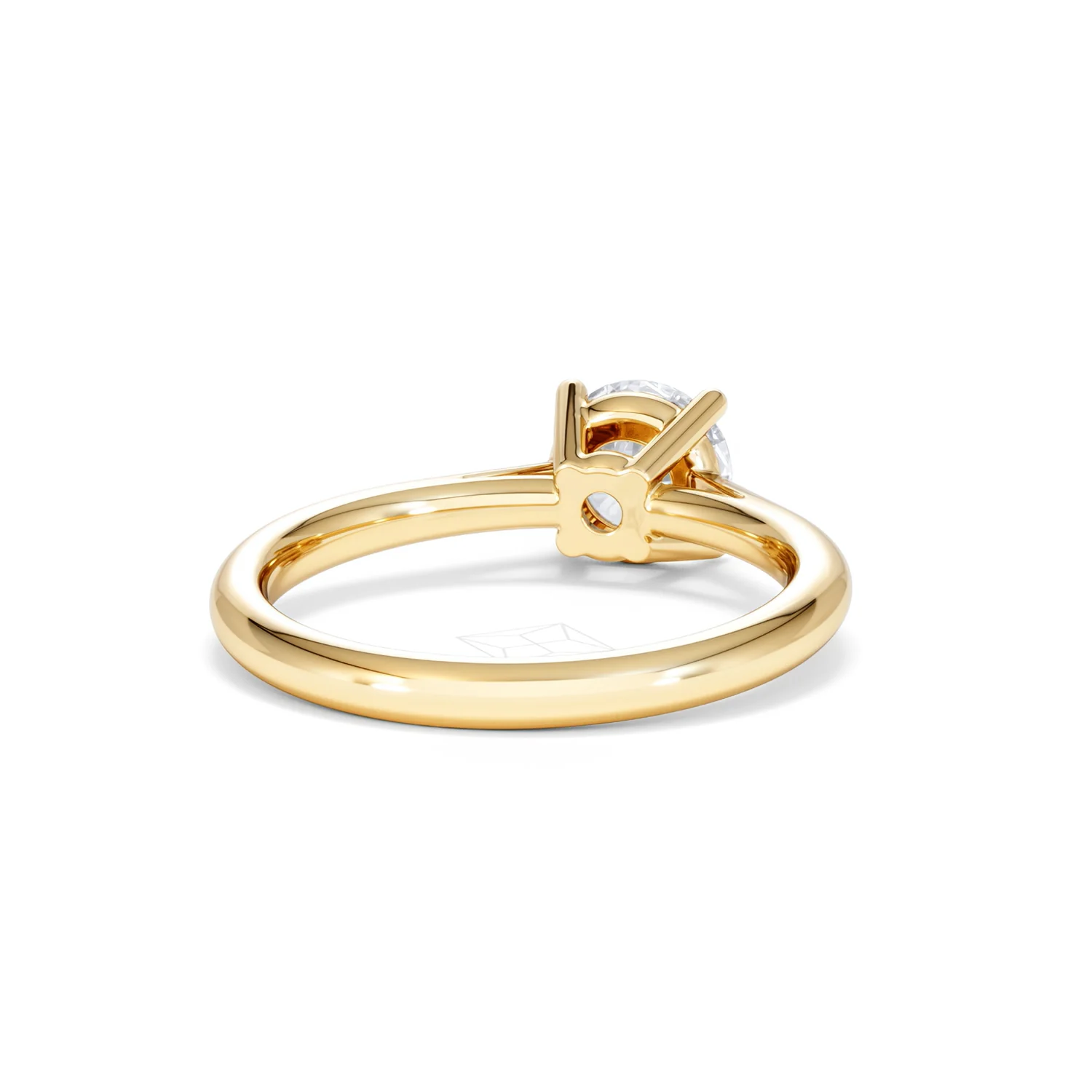 1 Carat Diamond Engagement Ring Elysia Lab FVS1 IGI Certified 18K Gold - Image 44