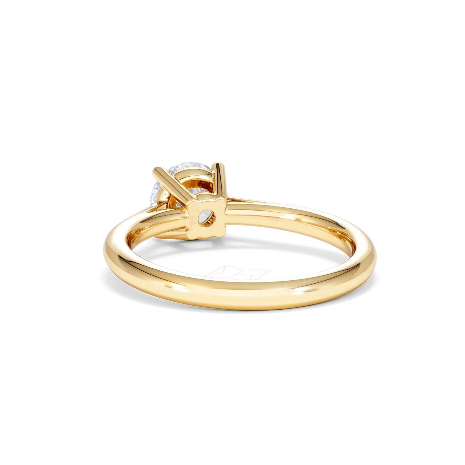 1 Carat Diamond Engagement Ring Elysia Lab FVS1 IGI Certified 18K Gold - Image 52