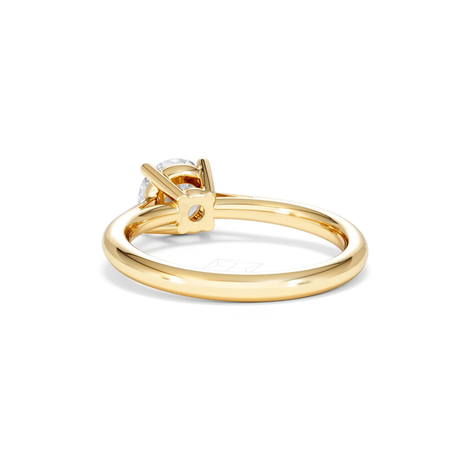 1 Carat Diamond Engagement Ring Elysia Lab FVS1 IGI Certified 18K Gold - Image 53