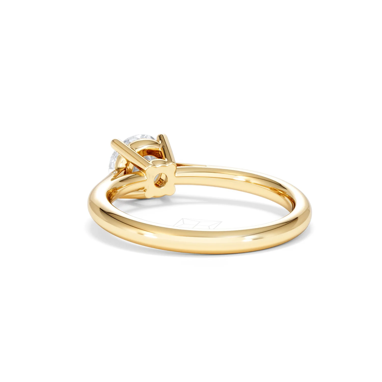 1 Carat Diamond Engagement Ring Elysia Lab FVS1 IGI Certified 18K Gold - Image 54