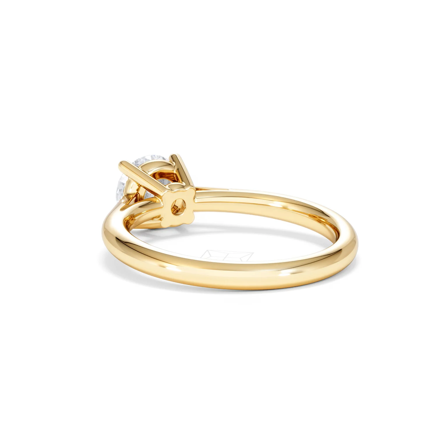 1 Carat Diamond Engagement Ring Elysia Lab FVS1 IGI Certified 18K Gold - Image 55