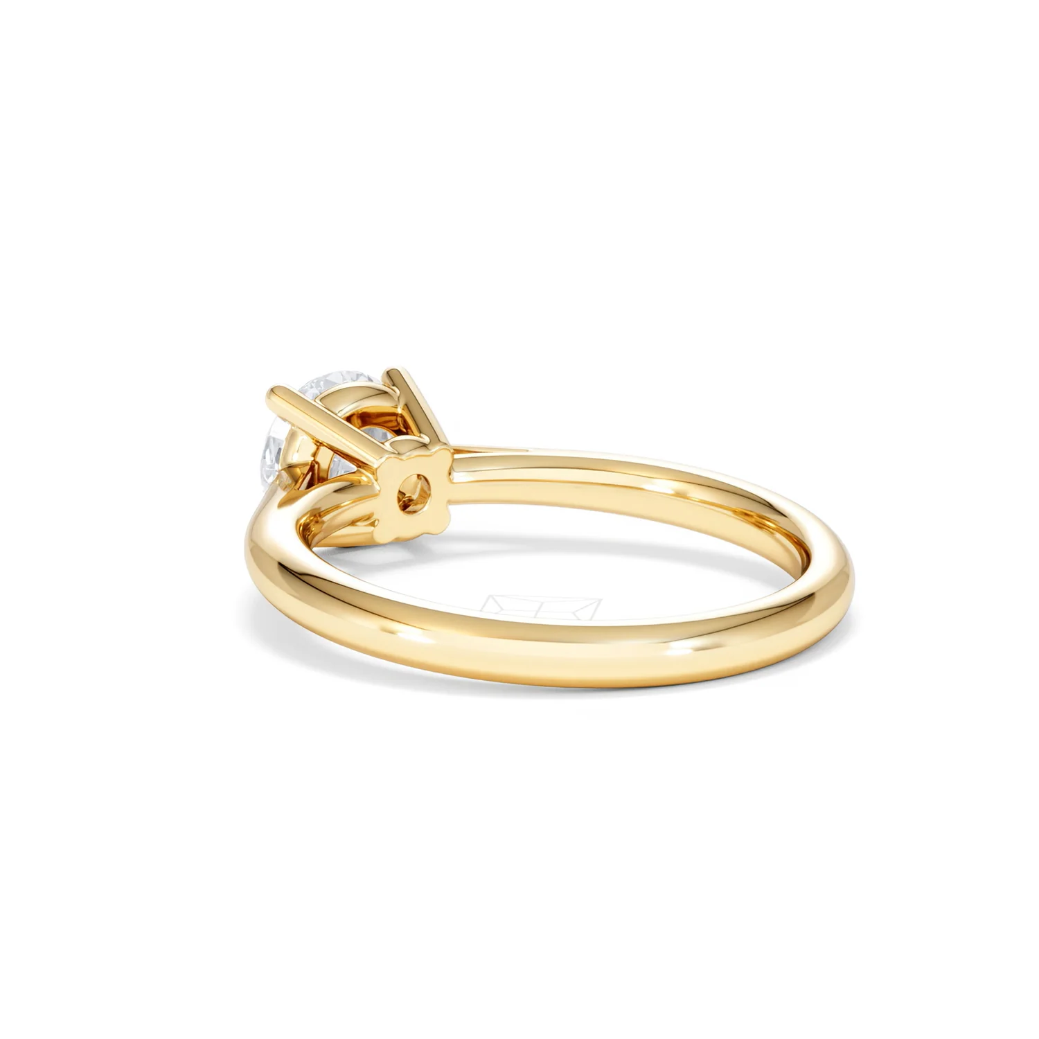 1 Carat Diamond Engagement Ring Elysia Lab FVS1 IGI Certified 18K Gold - Image 56