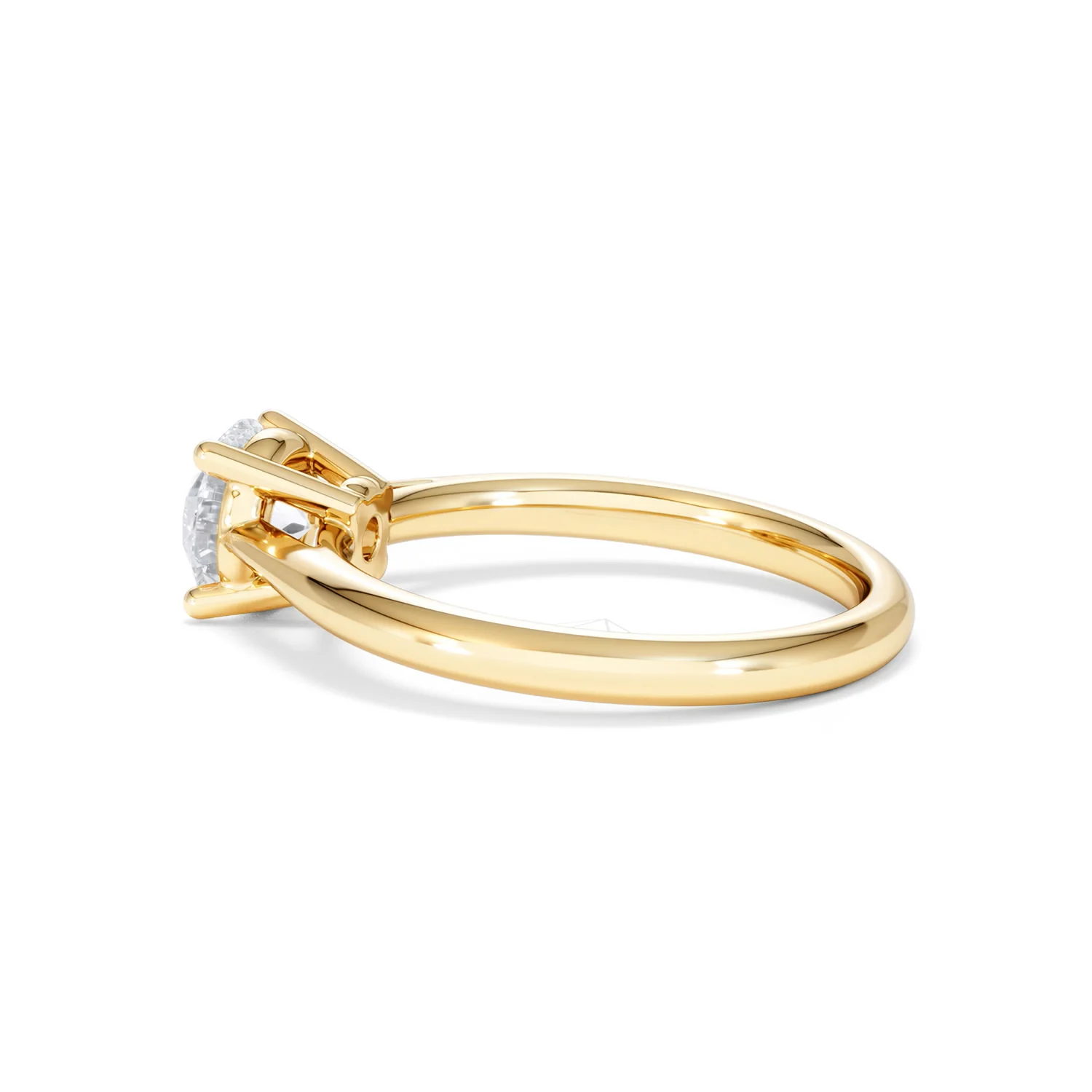 1 Carat Diamond Engagement Ring Elysia Lab FVS1 IGI Certified 18K Gold - Image 63