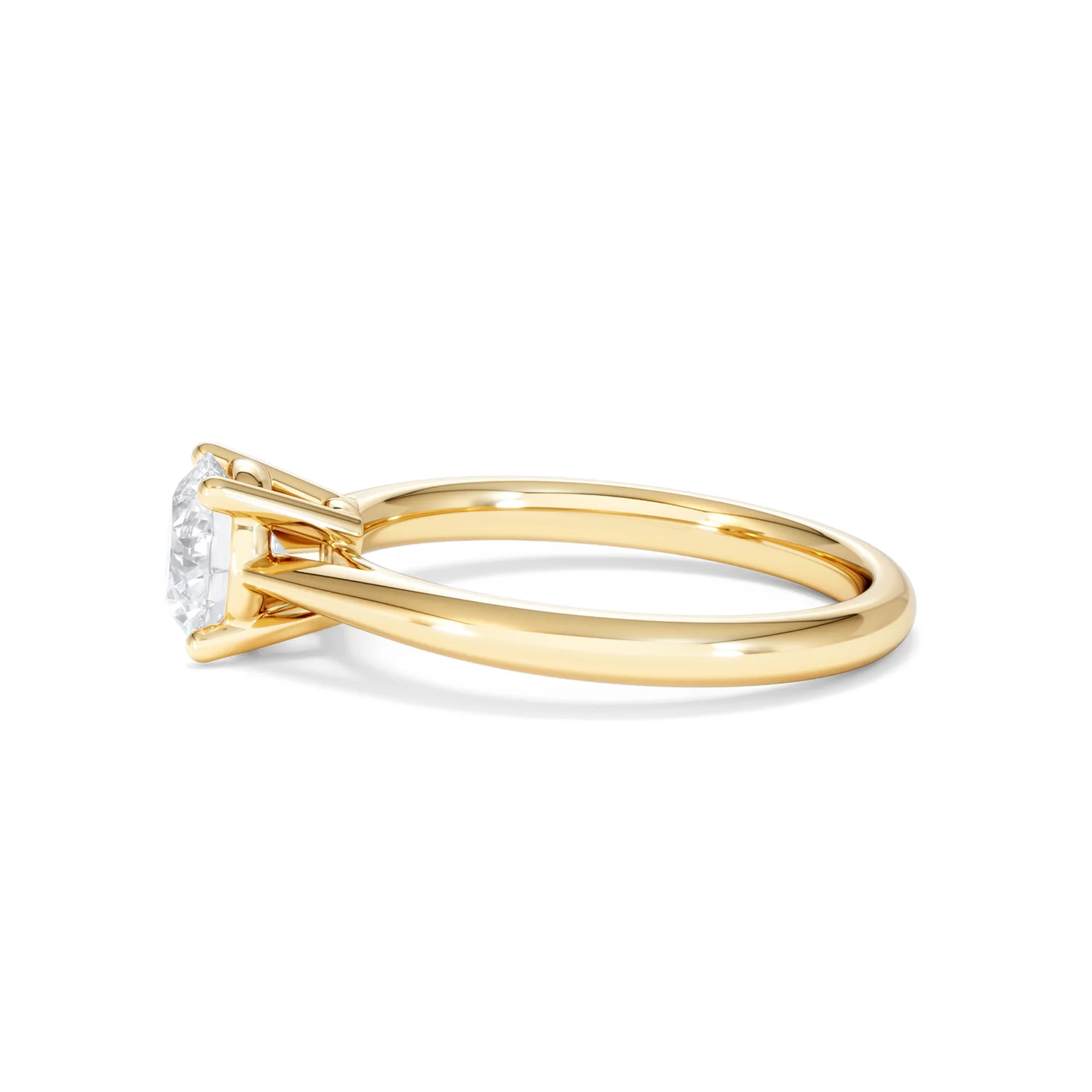 1 Carat Diamond Engagement Ring Elysia Lab FVS1 IGI Certified 18K Gold - Image 69
