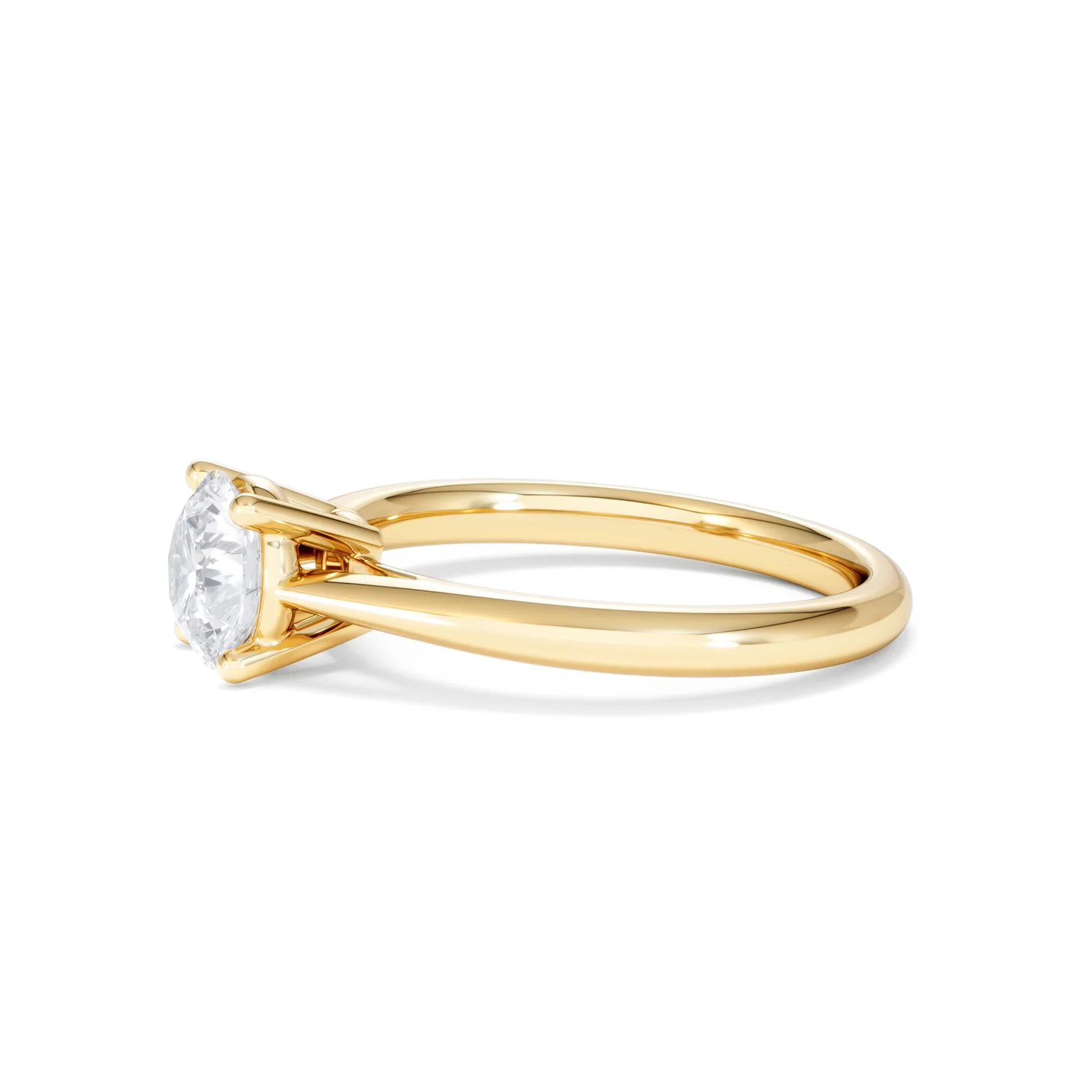 1 Carat Diamond Engagement Ring Elysia Lab FVS1 IGI Certified 18K Gold - Image 72
