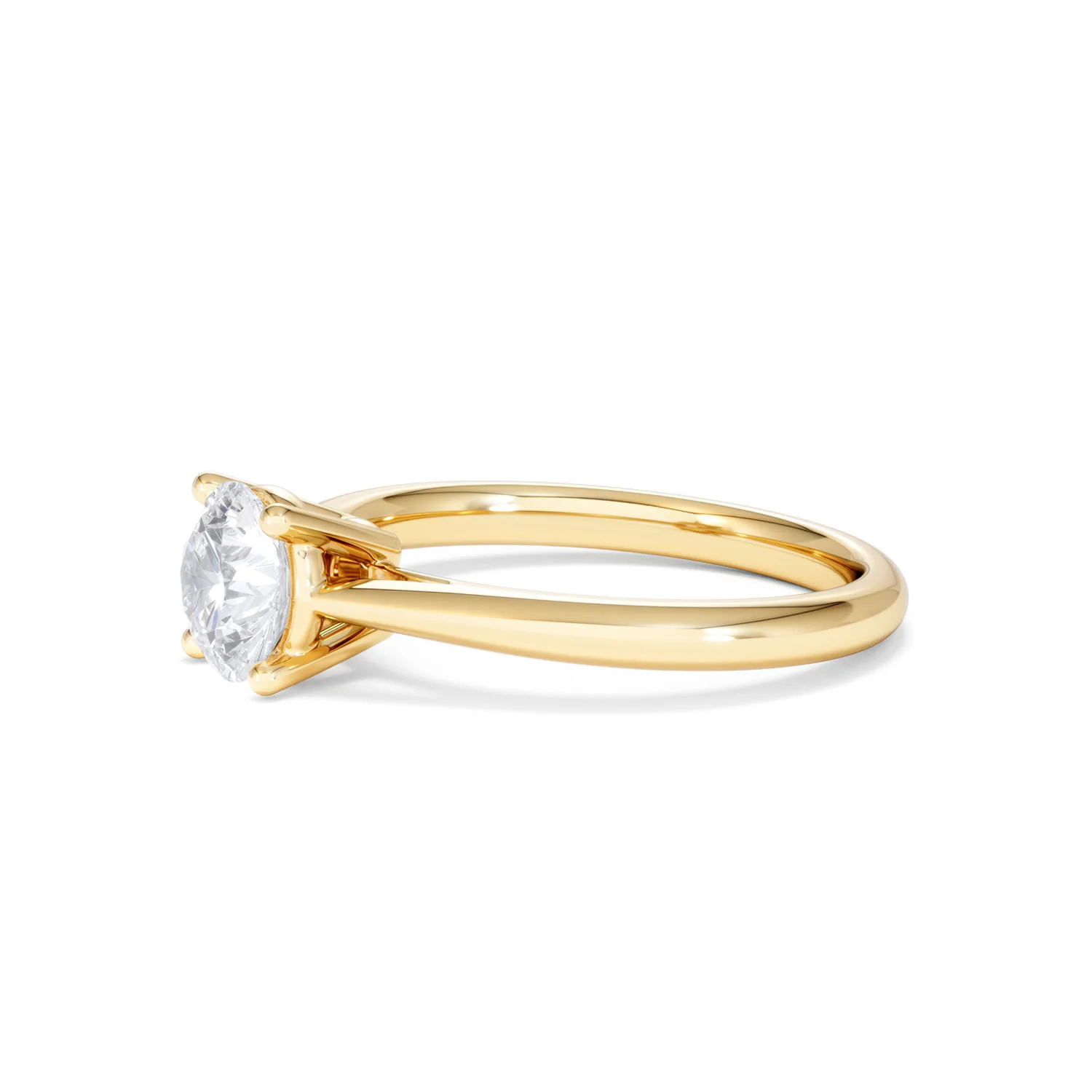 1 Carat Diamond Engagement Ring Elysia Lab FVS1 IGI Certified 18K Gold - Image 74