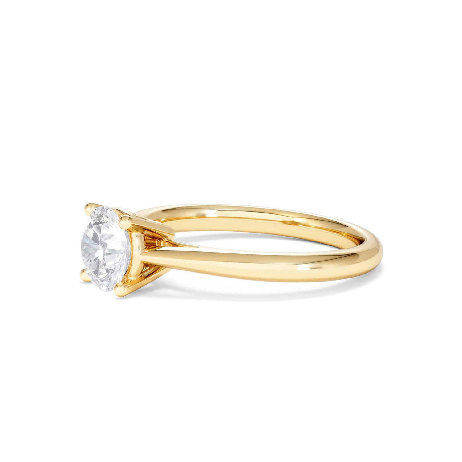 1 Carat Diamond Engagement Ring Elysia Lab FVS1 IGI Certified 18K Gold - Image 75