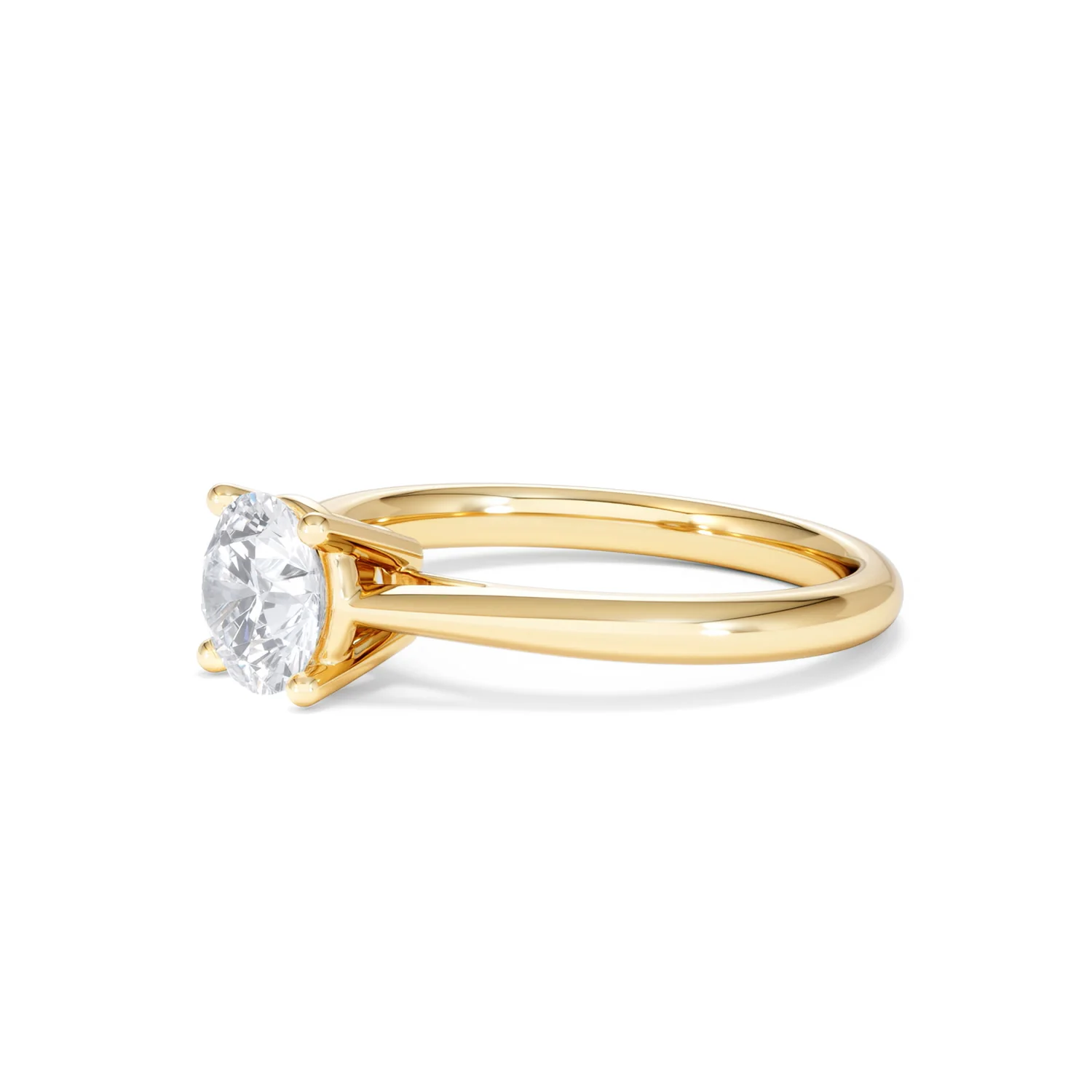 1 Carat Diamond Engagement Ring Elysia Lab FVS1 IGI Certified 18K Gold - Image 76
