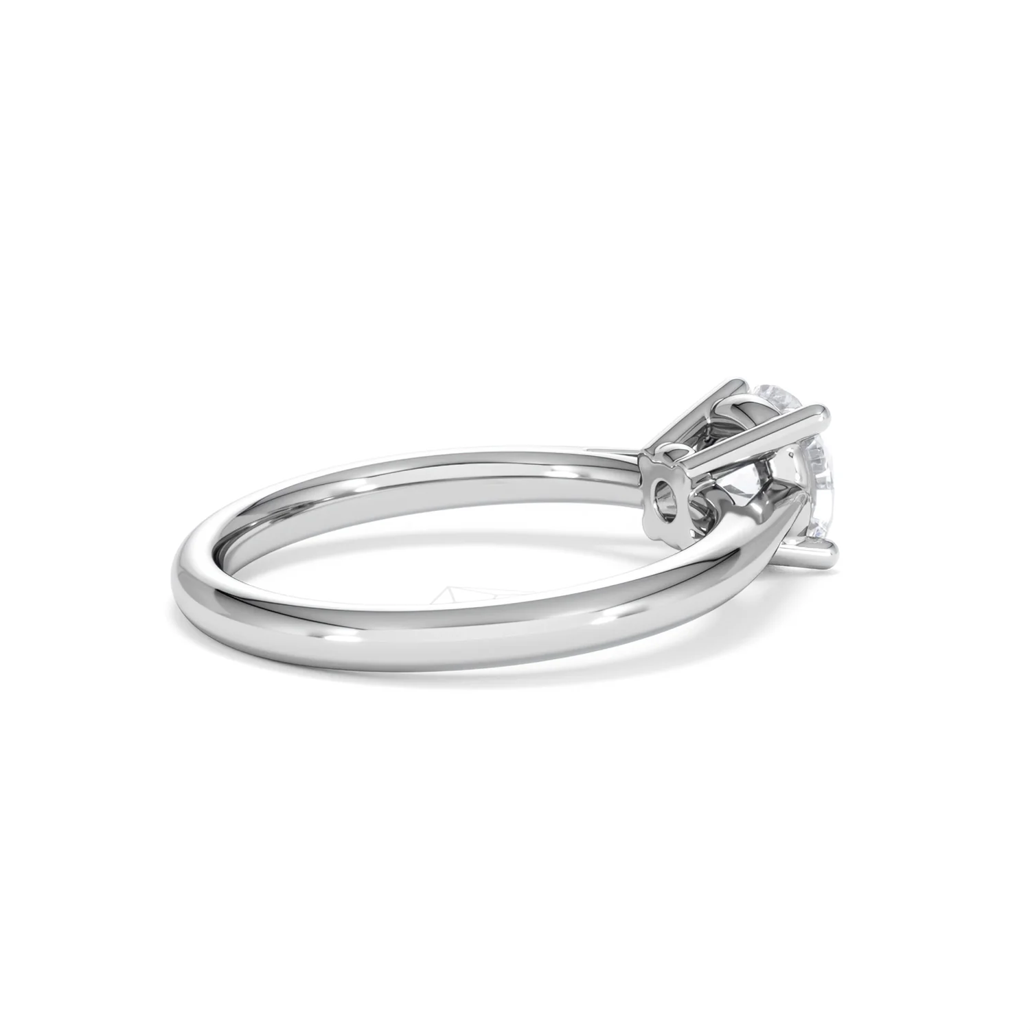 1 Carat Diamond Engagement Ring Elysia Lab FVS1 IGI Certified Platinum - Image 35