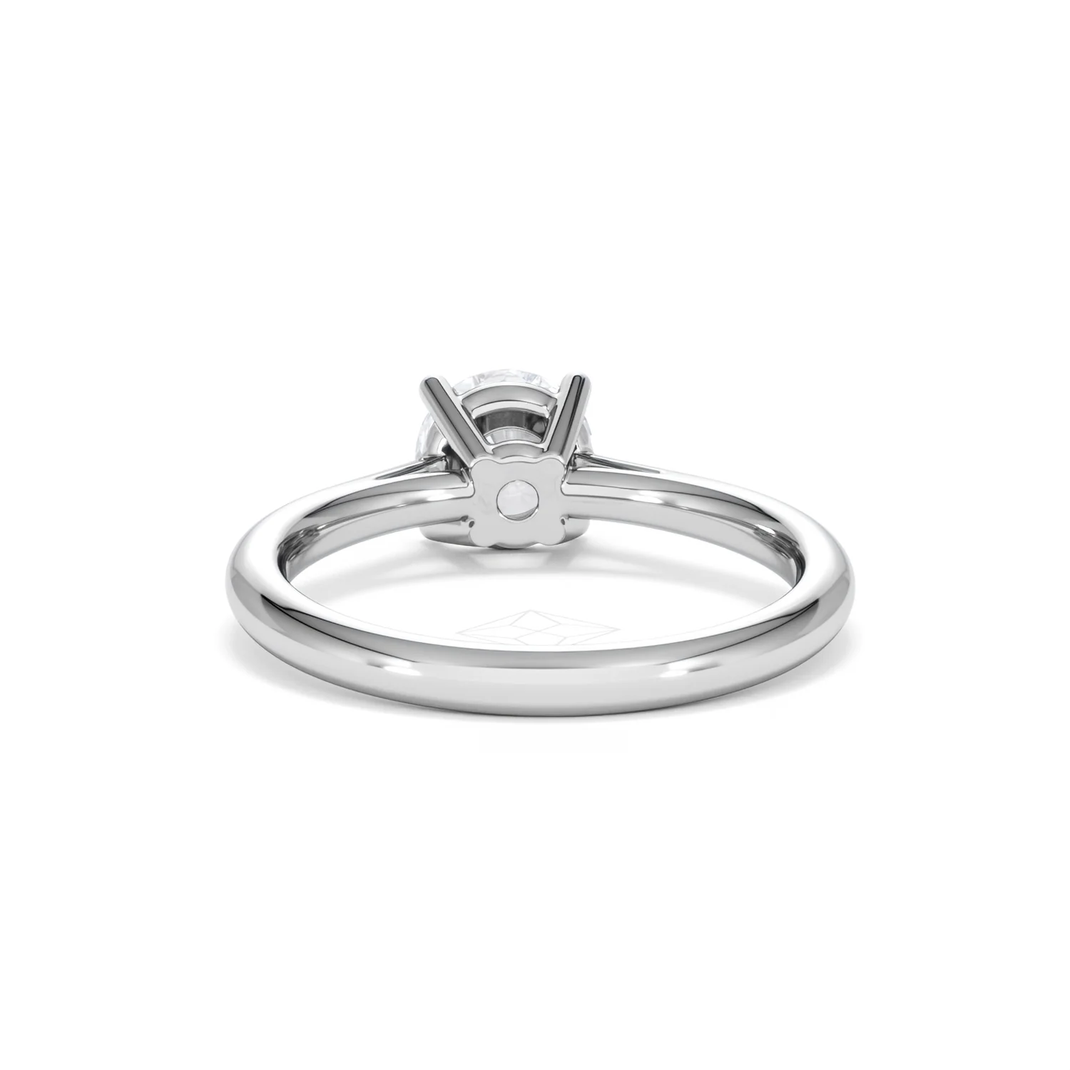 1 Carat Diamond Engagement Ring Elysia Lab FVS1 IGI Certified Platinum - Image 49