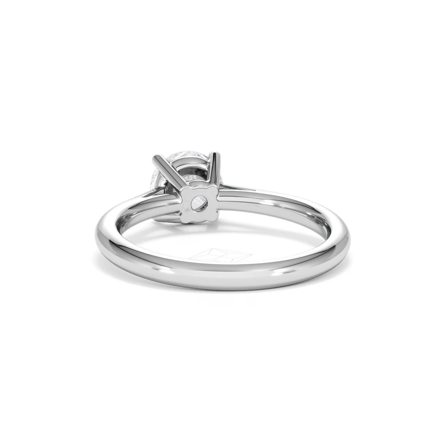 1 Carat Diamond Engagement Ring Elysia Lab FVS1 IGI Certified Platinum - Image 51