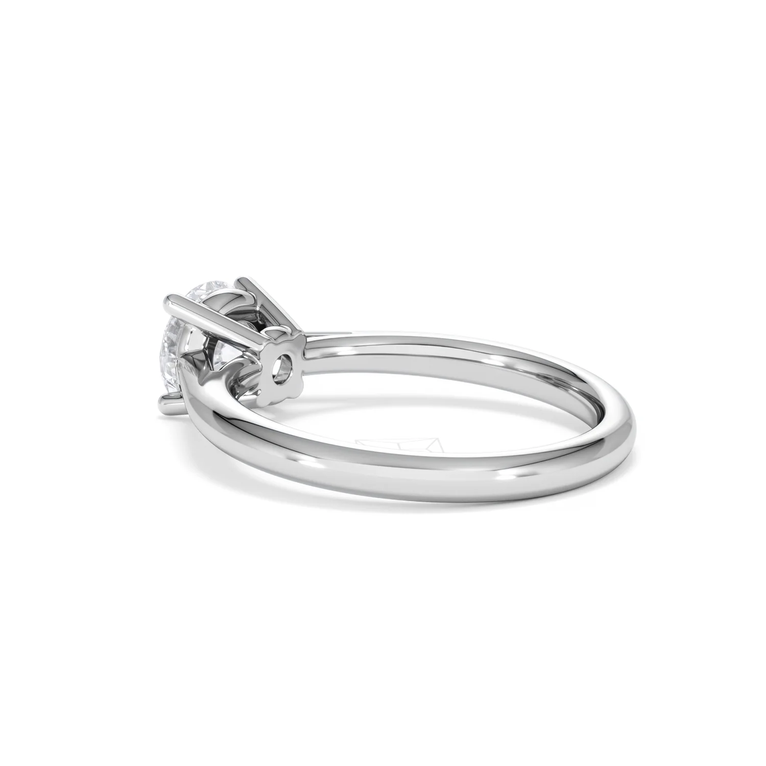1 Carat Diamond Engagement Ring Elysia Lab FVS1 IGI Certified Platinum - Image 59