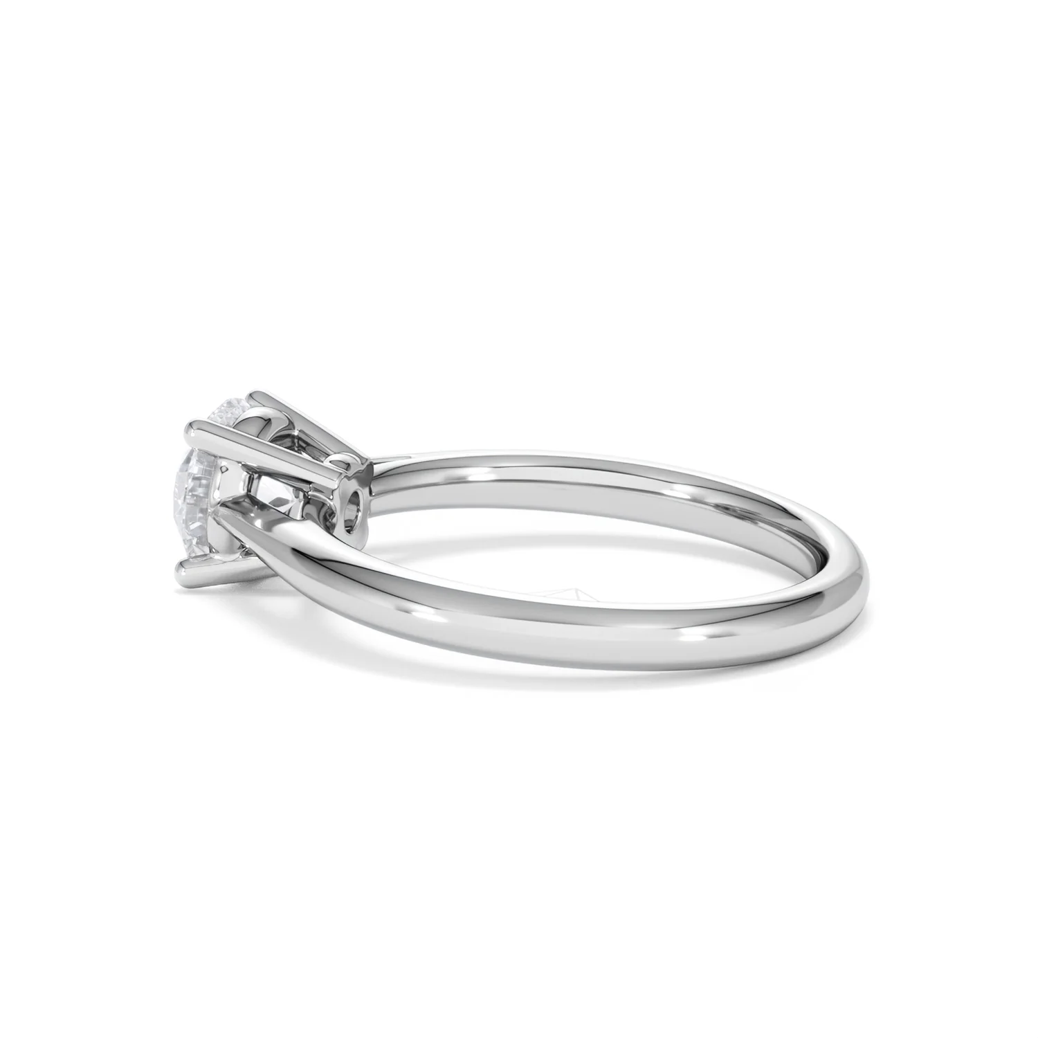 1 Carat Diamond Engagement Ring Elysia Lab FVS1 IGI Certified Platinum - Image 63
