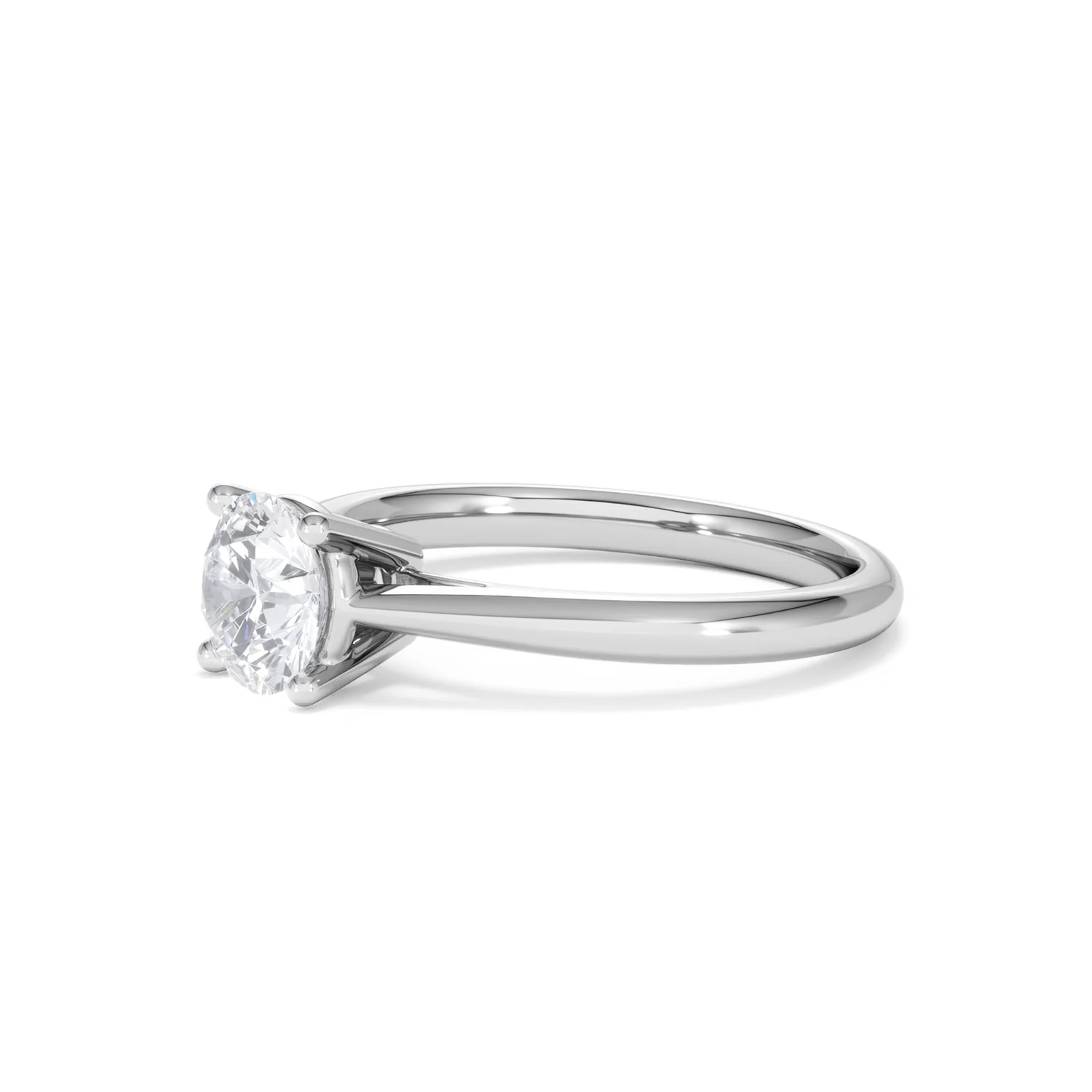 1 Carat Diamond Engagement Ring Elysia Lab FVS1 IGI Certified Platinum - Image 76