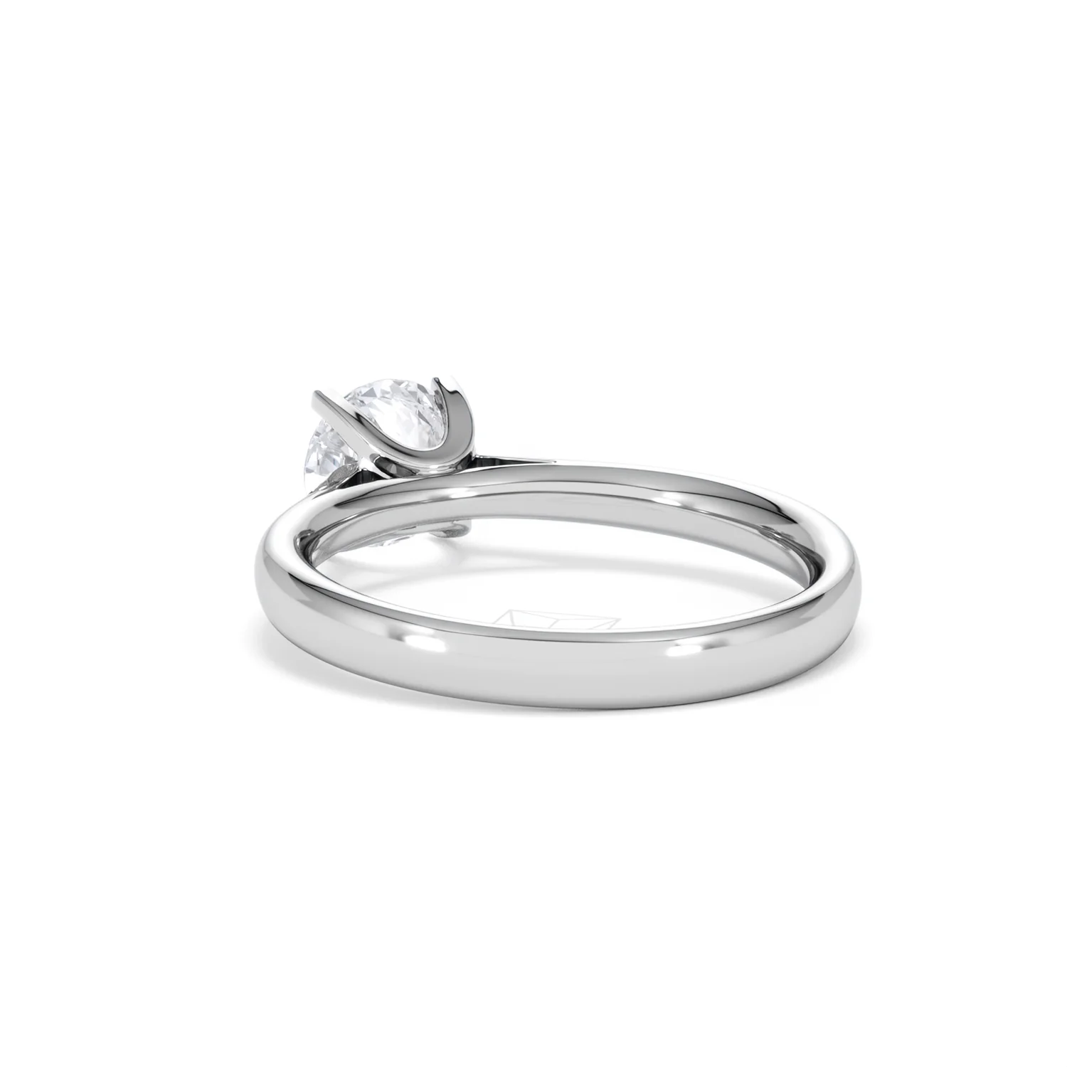 1 Carat Diamond Engagement Ring Grace Lab FVS1 18K White Gold - Image 54