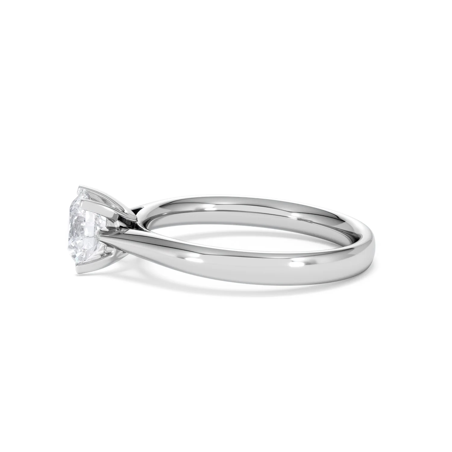 1 Carat Diamond Engagement Ring Grace Lab FVS1 18K White Gold - Image 69