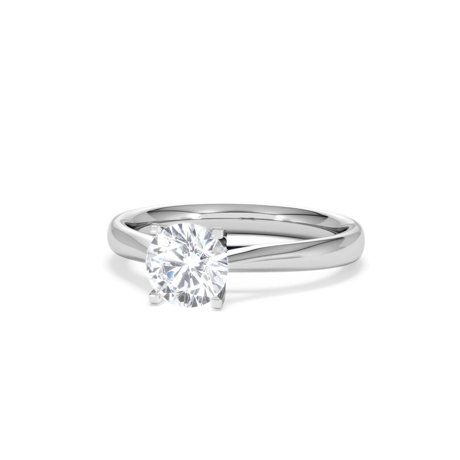 1 Carat Diamond Engagement Ring Grace Lab FVS1 18K White Gold - Image 84