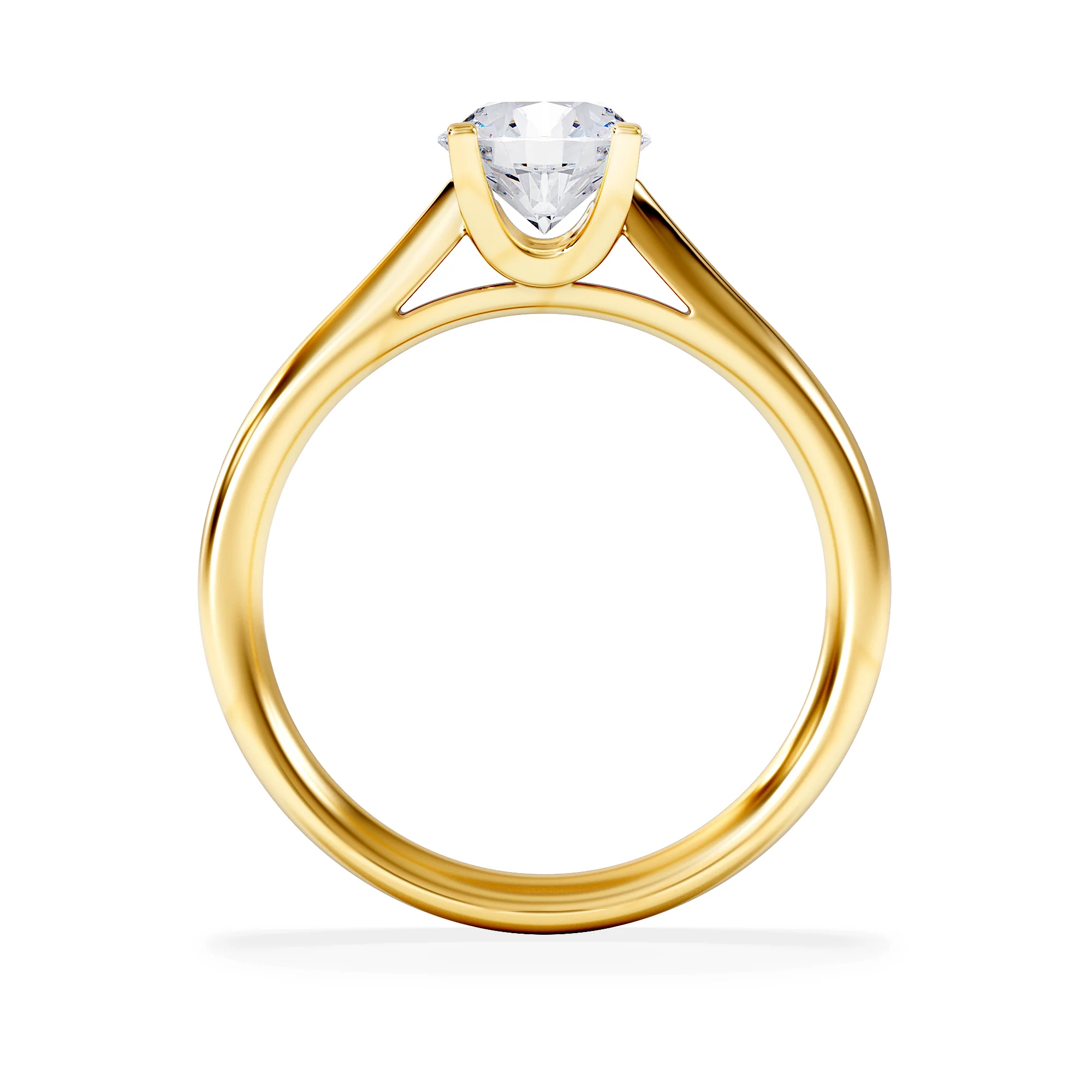 1 Carat Diamond Engagement Ring Grace Lab FVS1 IGI Certified 18K Gold - Image 3