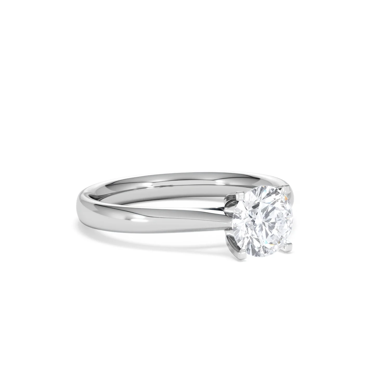 1 Carat Diamond Engagement Ring Grace Lab F/VS1 IGI Certified Platinum - Image 14