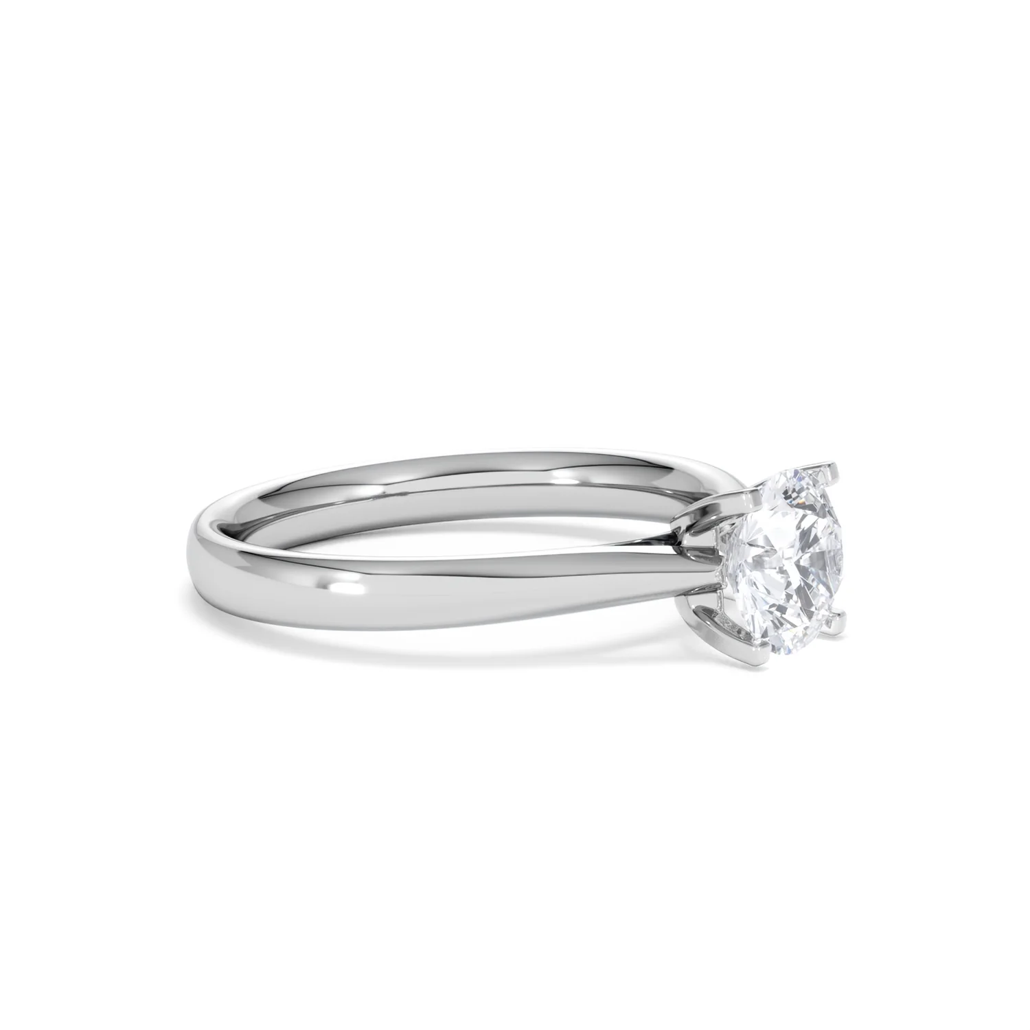 1 Carat Diamond Engagement Ring Grace Lab F/VS1 IGI Certified Platinum - Image 19