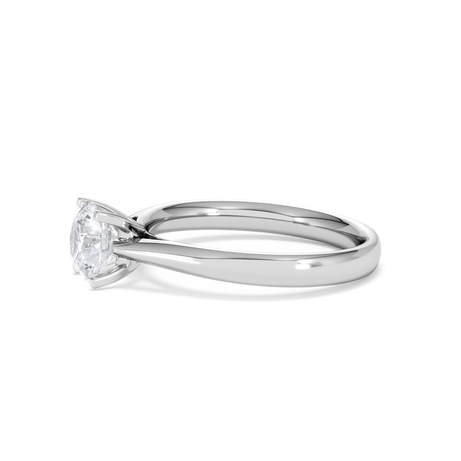 1 Carat Diamond Engagement Ring Grace Lab F/VS1 IGI Certified Platinum - Image 71