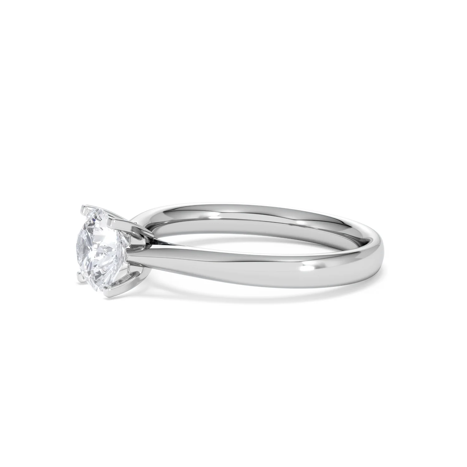 1 Carat Diamond Engagement Ring Grace Lab F/VS1 IGI Certified Platinum - Image 73