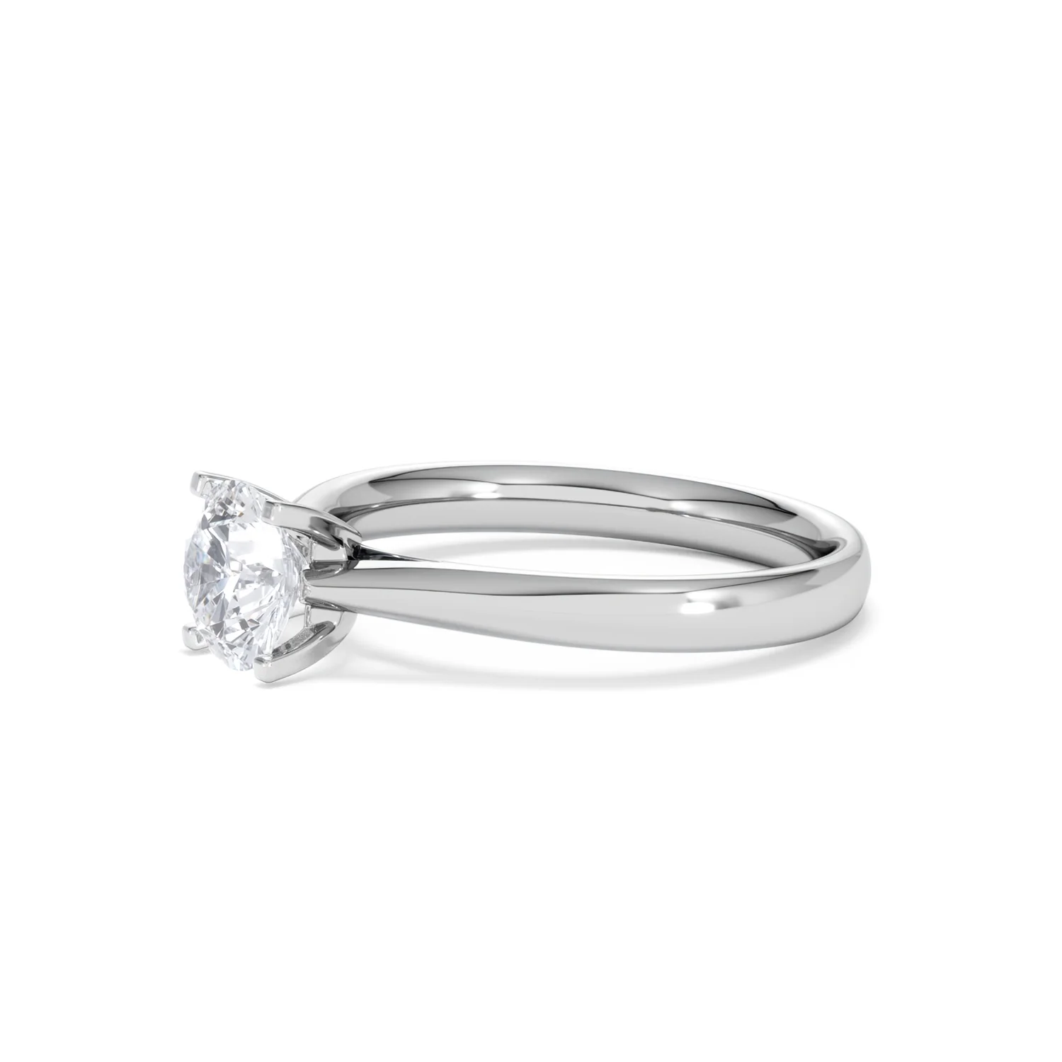 1 Carat Diamond Engagement Ring Grace Lab F/VS1 IGI Certified Platinum - Image 74