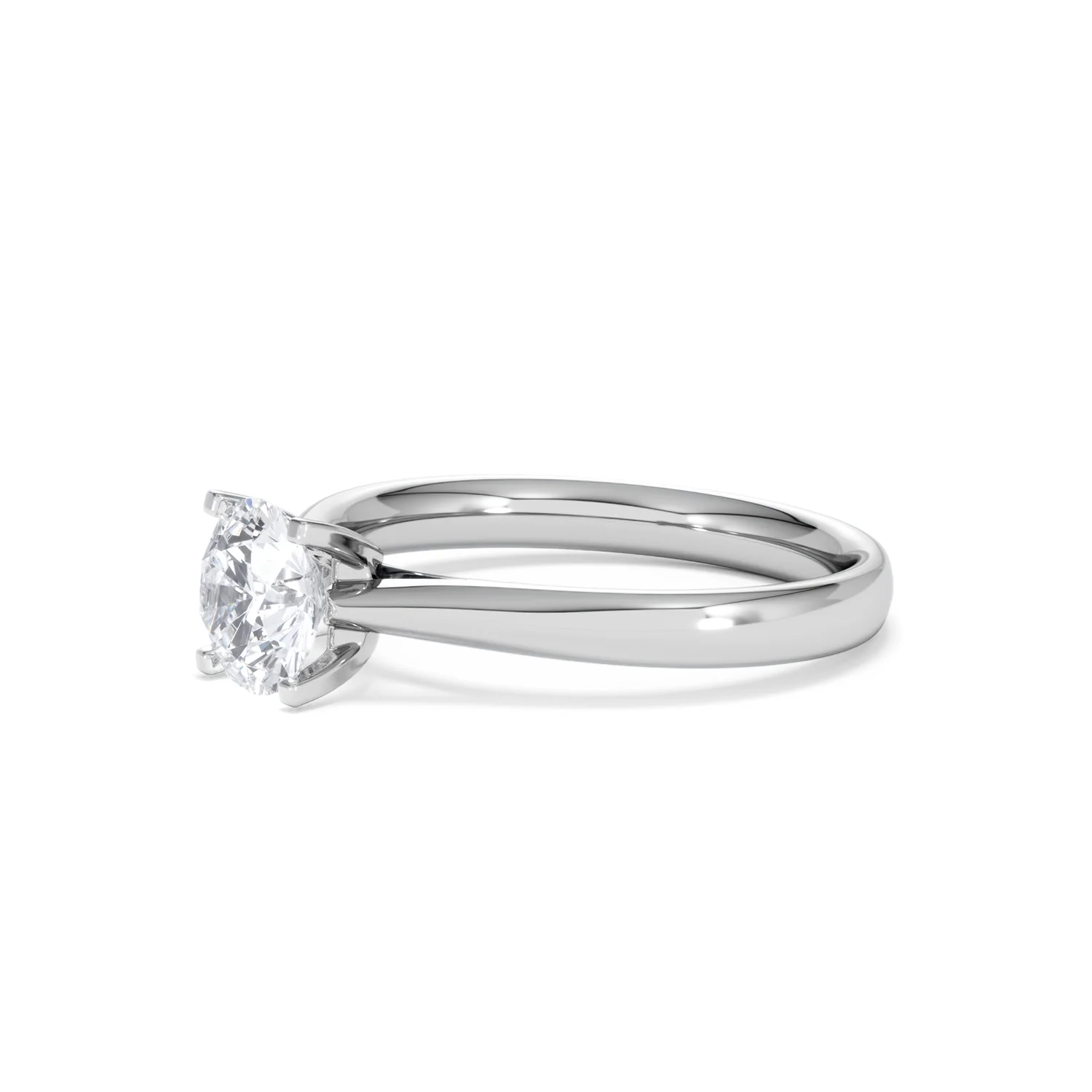 1 Carat Diamond Engagement Ring Grace Lab F/VS1 IGI Certified Platinum - Image 75