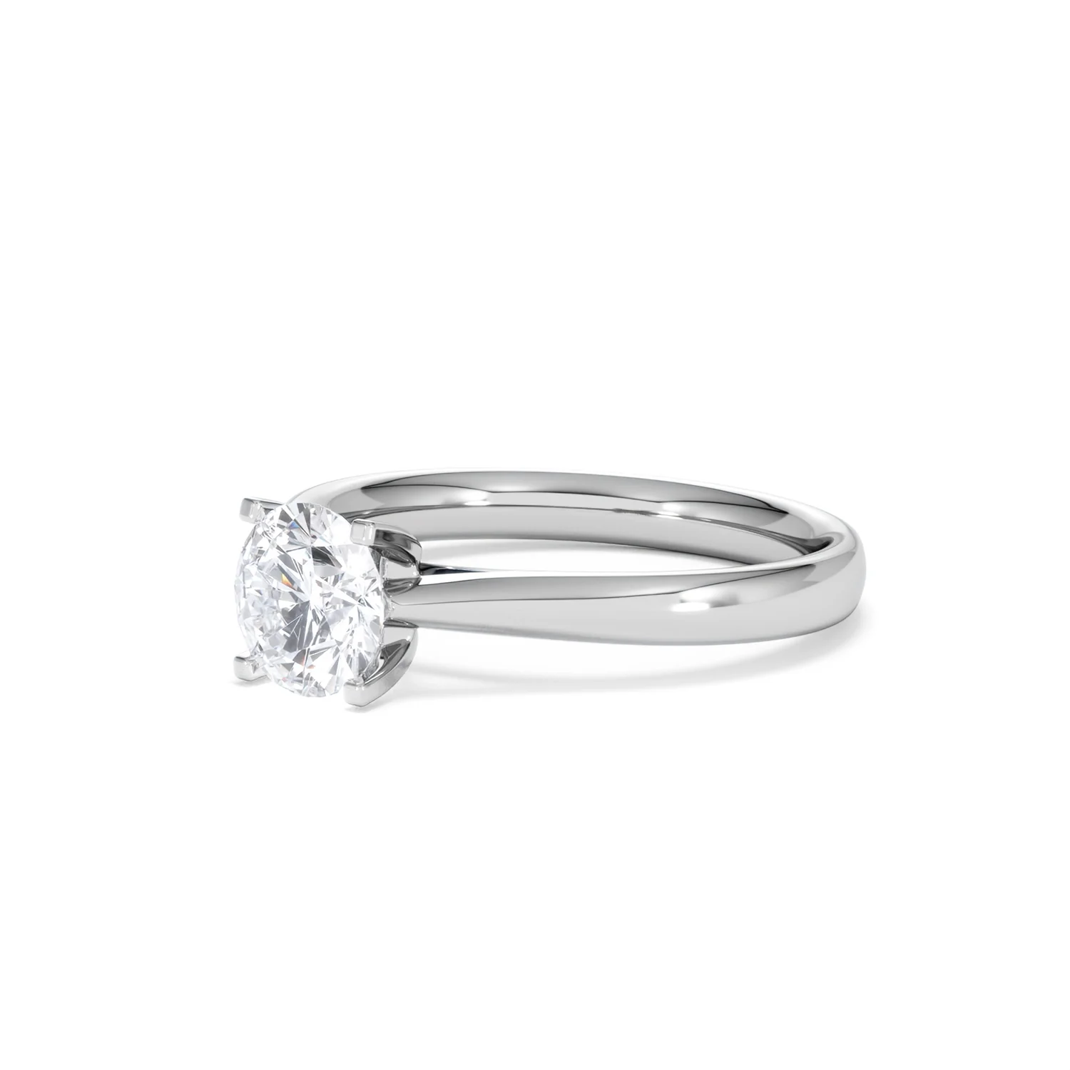 1 Carat Diamond Engagement Ring Grace Lab F/VS1 IGI Certified Platinum - Image 78