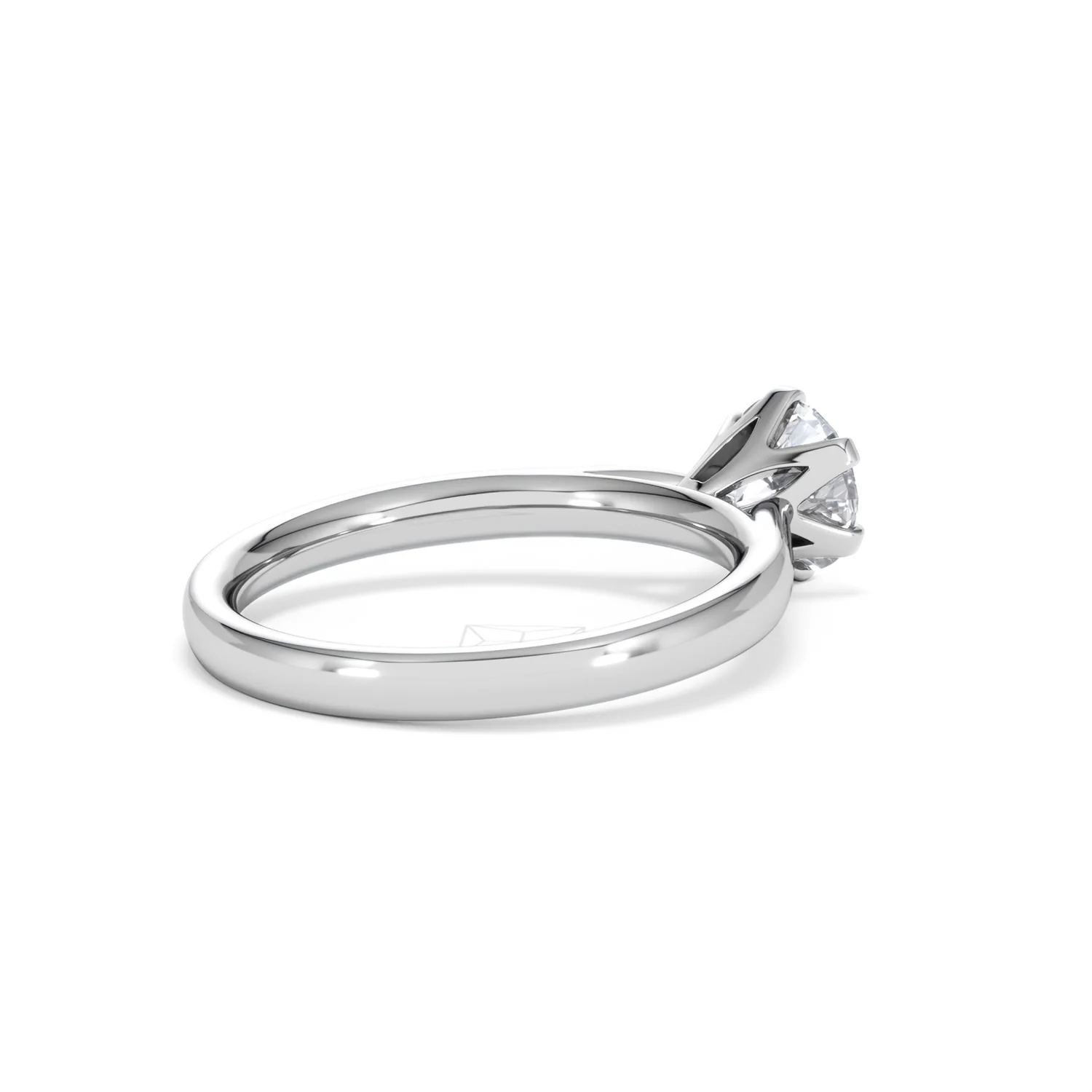 1 Carat Diamond Engagement Ring High Set Chloe Lab F/VS1 Platinum - Image 37