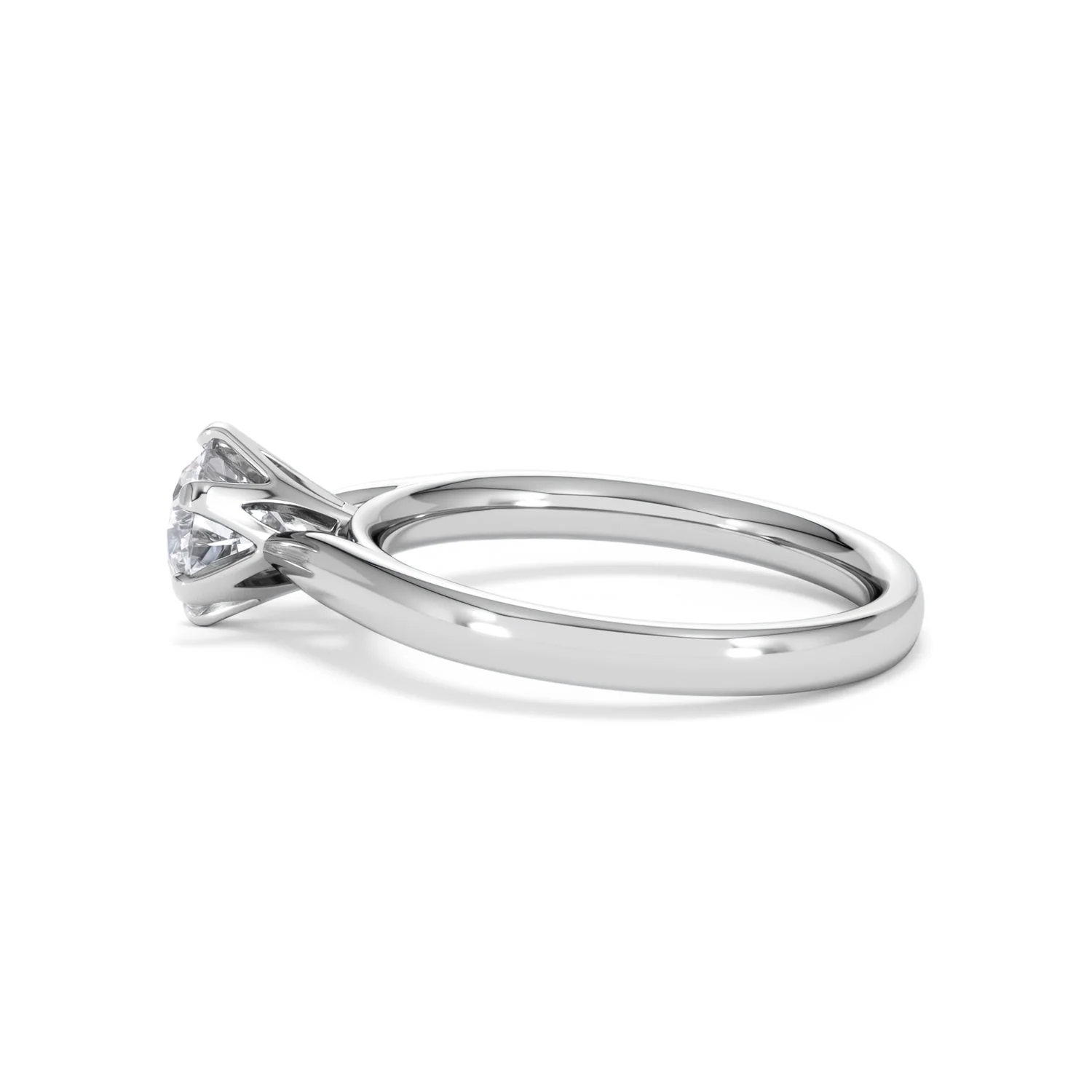 1 Carat Diamond Engagement Ring High Set Chloe Lab F/VS1 Platinum - Image 66