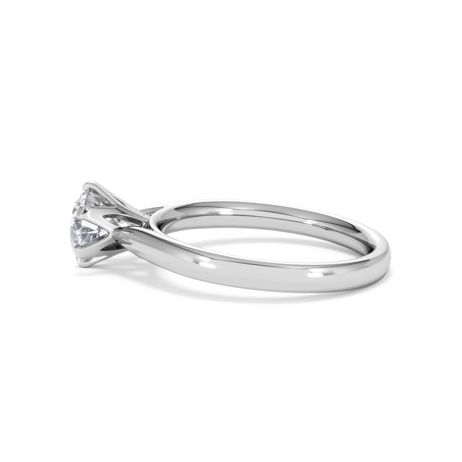 1 Carat Diamond Engagement Ring High Set Chloe Lab F/VS1 Platinum - Image 67