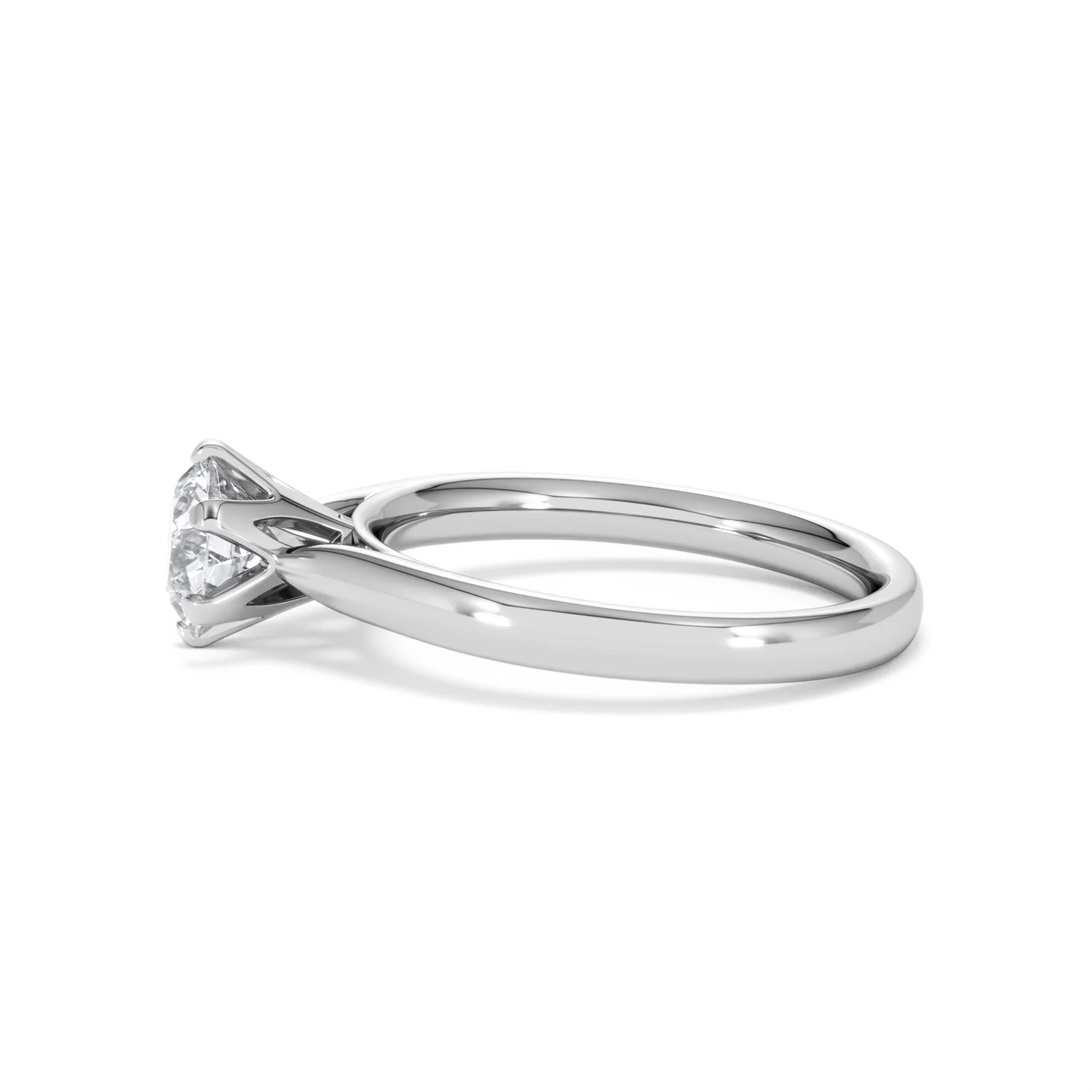 1 Carat Diamond Engagement Ring High Set Chloe Lab F/VS1 Platinum - Image 69