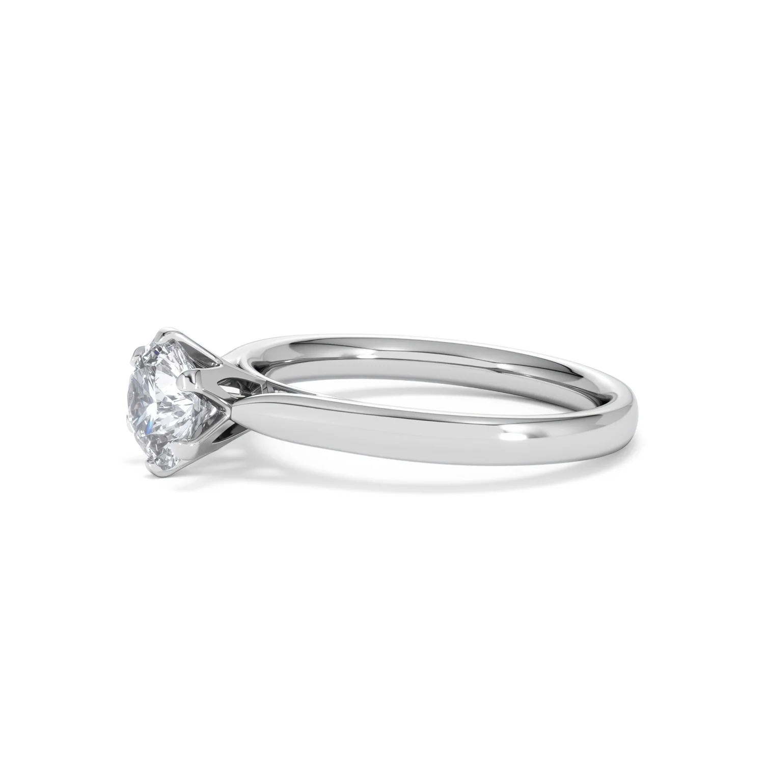 1 Carat Diamond Engagement Ring High Set Chloe Lab F/VS1 Platinum - Image 74