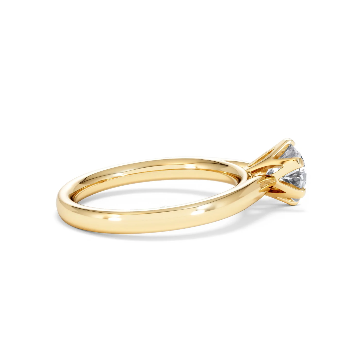 1 Carat Diamond Engagement Ring High Set Chloe Lab FVS1 18K Gold - Image 31