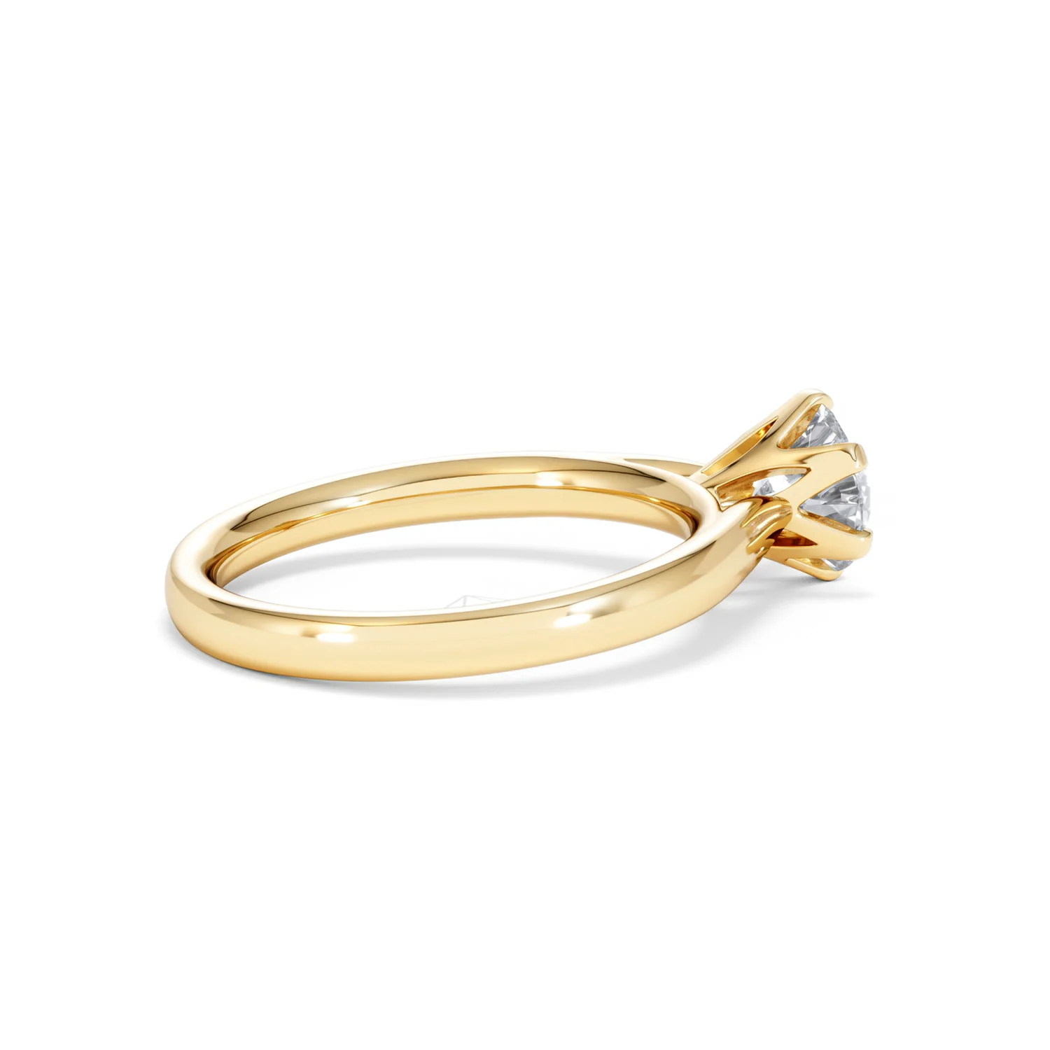 1 Carat Diamond Engagement Ring High Set Chloe Lab FVS1 18K Gold - Image 33