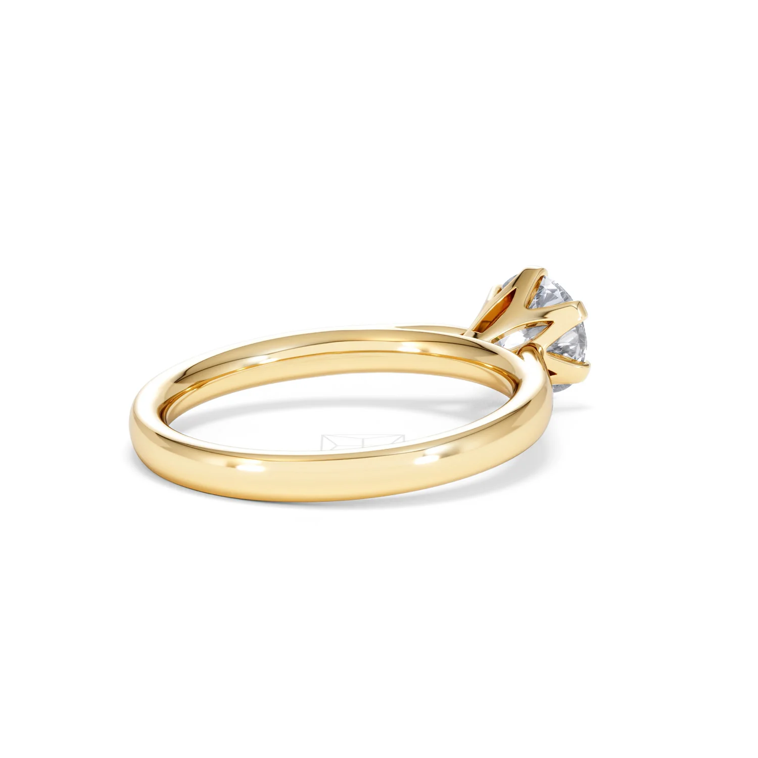 1 Carat Diamond Engagement Ring High Set Chloe Lab FVS1 18K Gold - Image 38