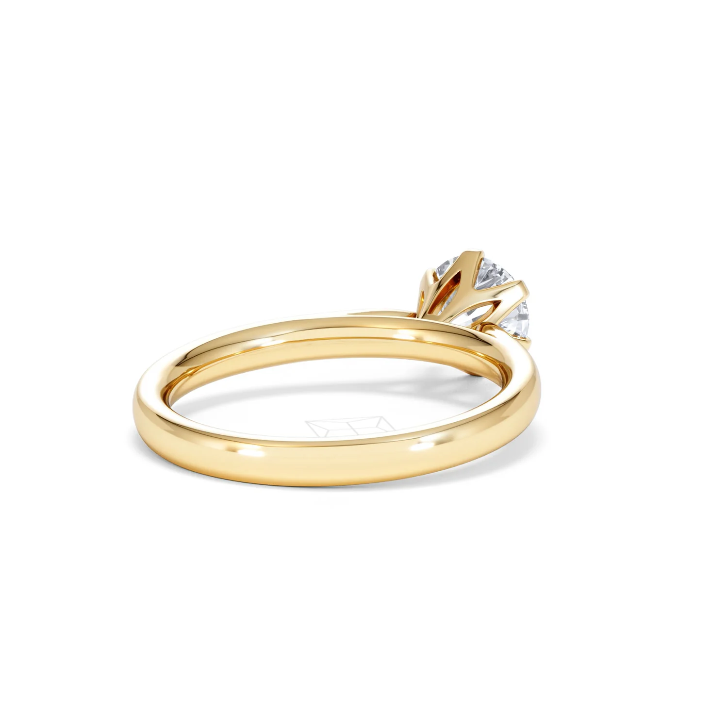1 Carat Diamond Engagement Ring High Set Chloe Lab FVS1 18K Gold - Image 41